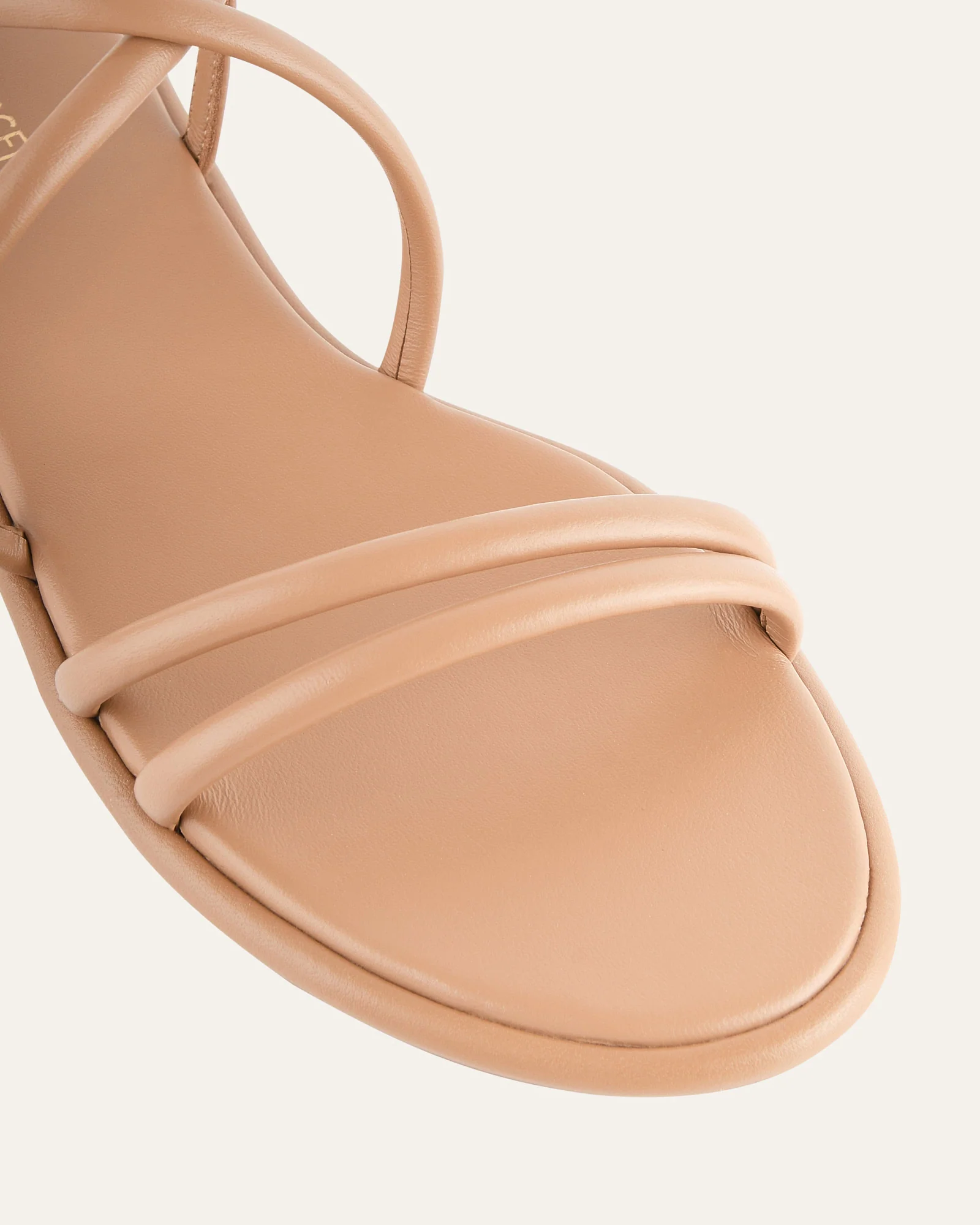 CATALINA FLAT SANDALS TOFFEE LEATHER - Image 3