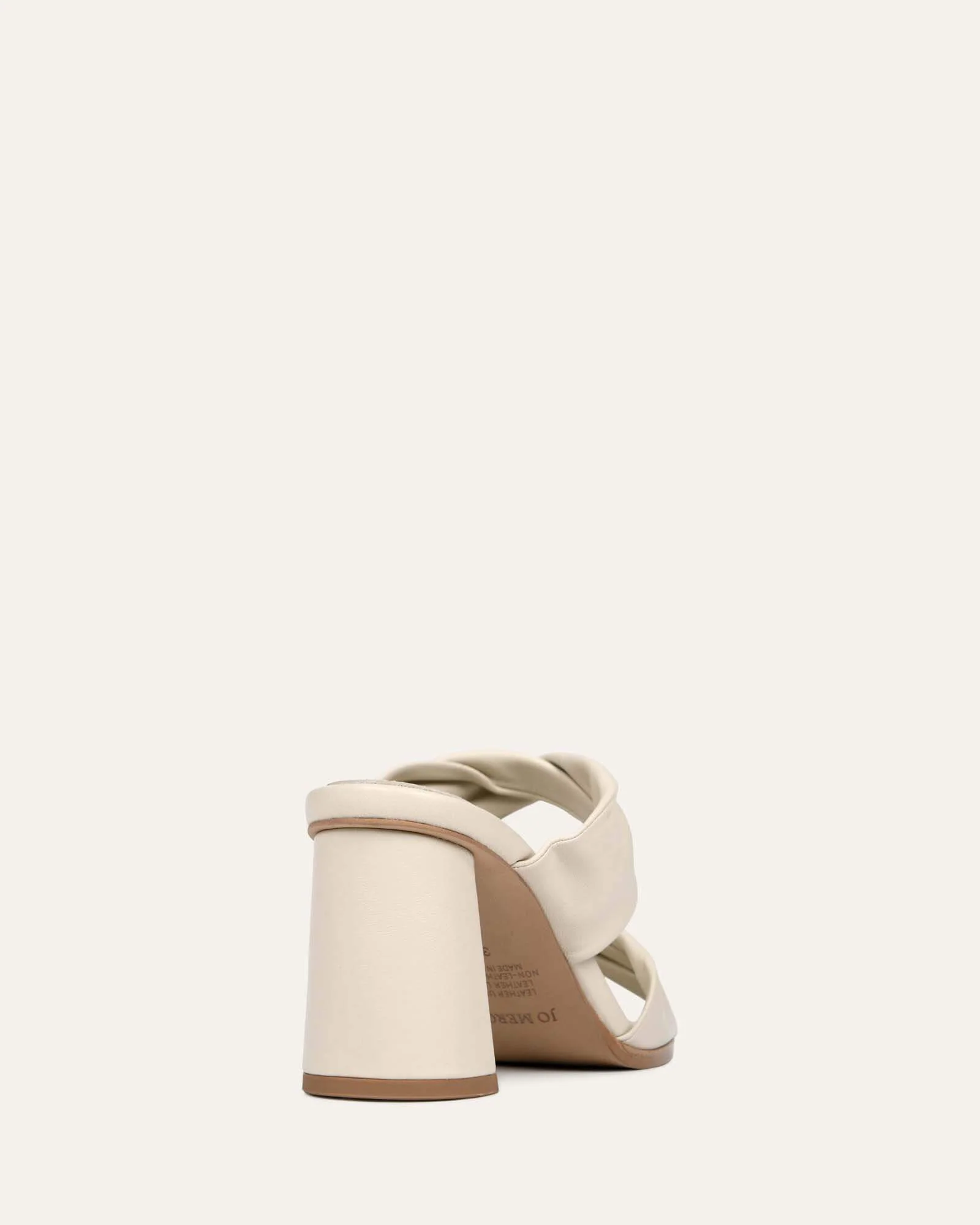 CAYLIE HIGH HEEL SANDALS BONE LEATHER - Image 5