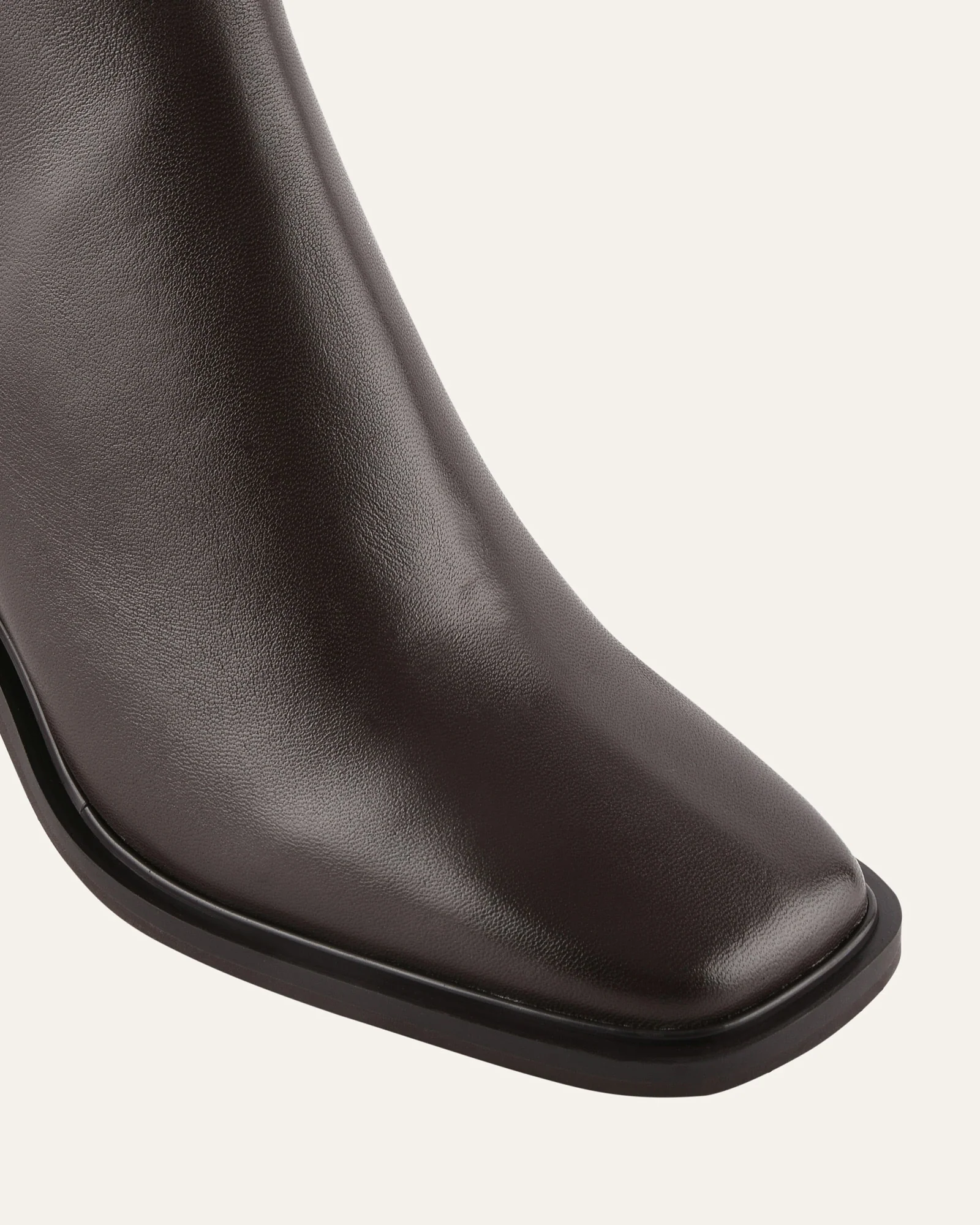 CHARLIE MID ANKLE BOOTS BITTER CHOC LEATHER - Image 3
