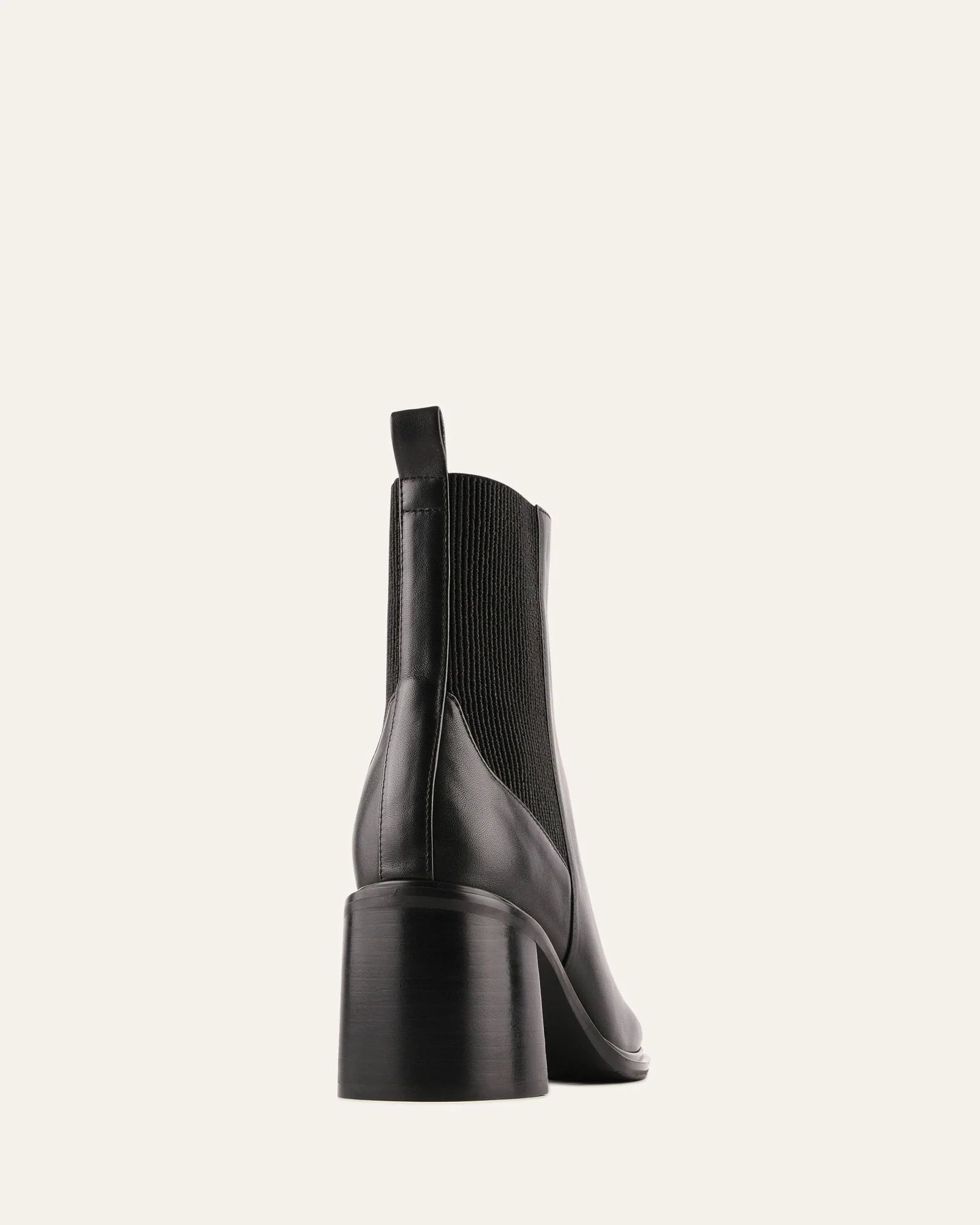 CHARLIE MID ANKLE BOOTS BLACK LEATHER - Image 4