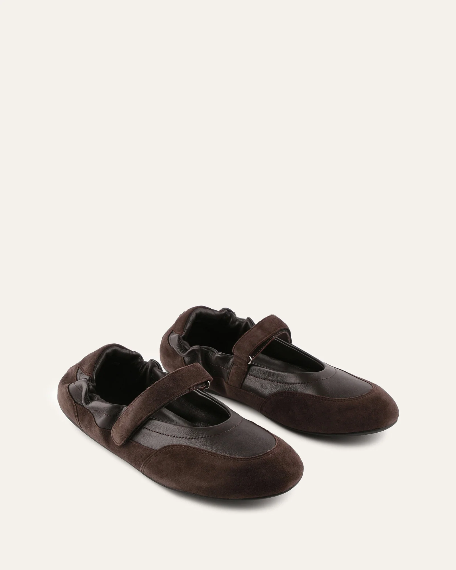 CHEVY CASUAL FLATS BITTER CHOC MULTI - Image 3