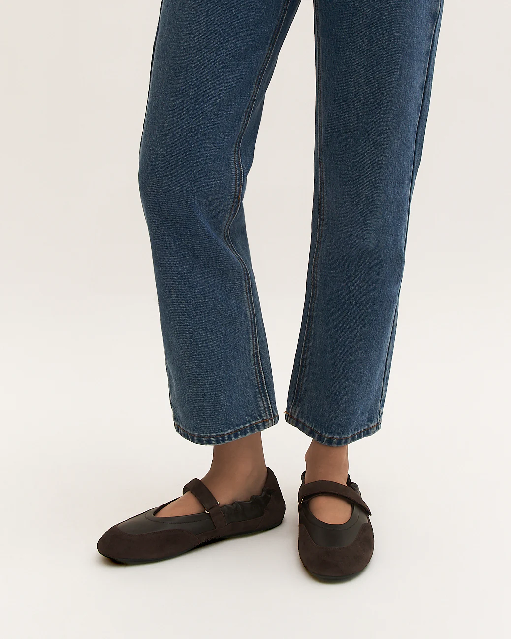CHEVY CASUAL FLATS BITTER CHOC MULTI - Image 7