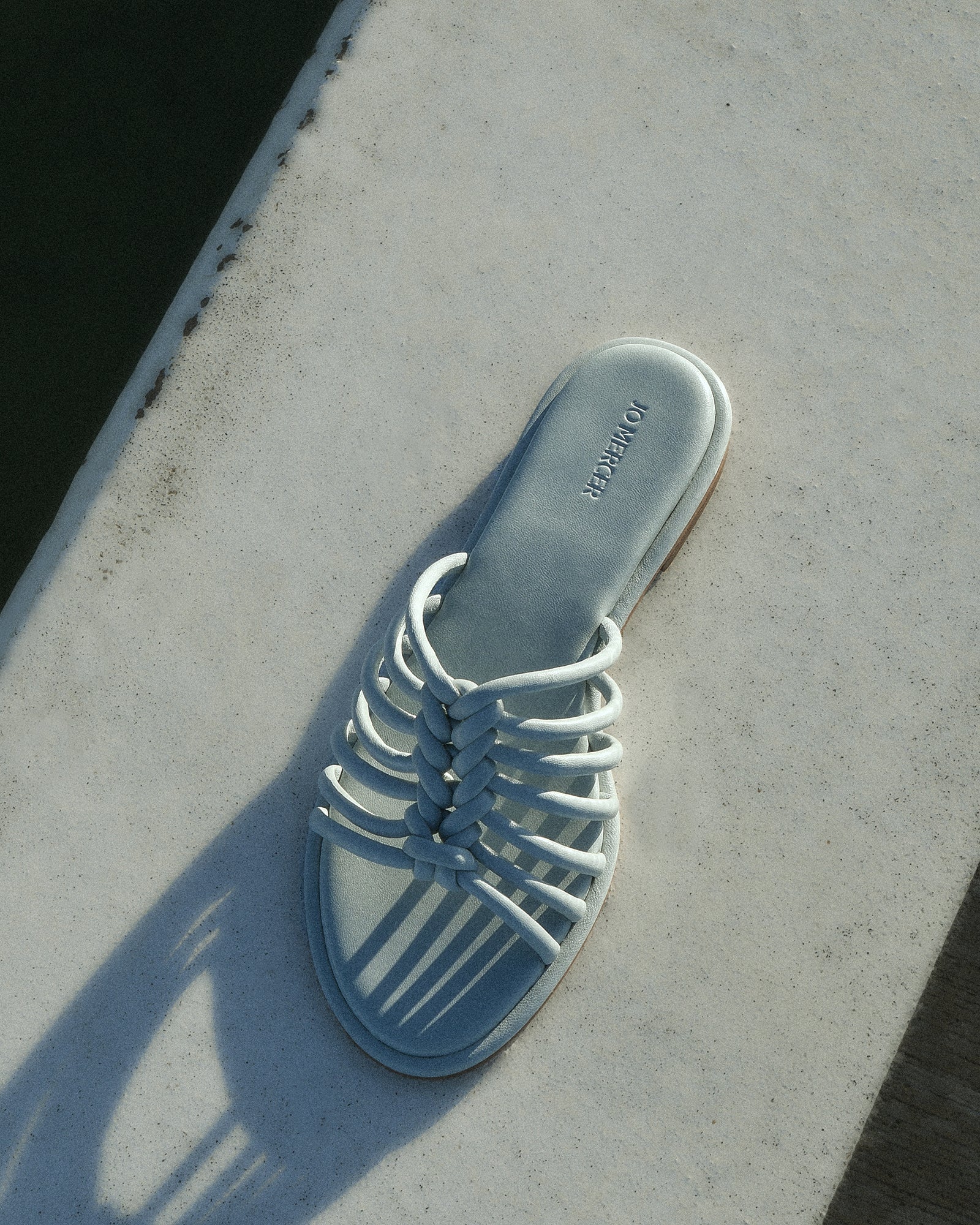 CHIA FLAT SANDALS DUSK BLUE LEATHER - Image 2