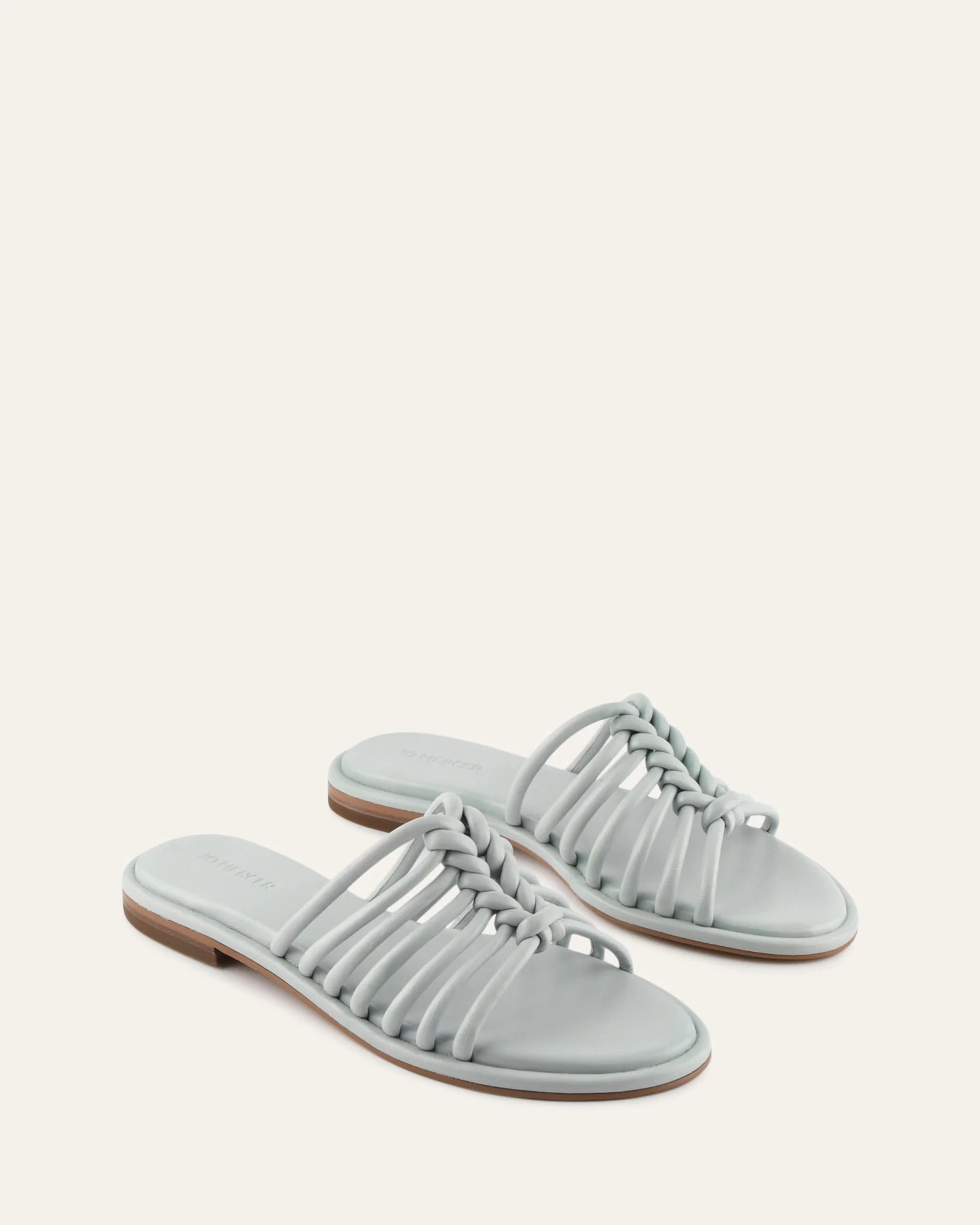 CHIA FLAT SANDALS DUSK BLUE LEATHER - Image 3