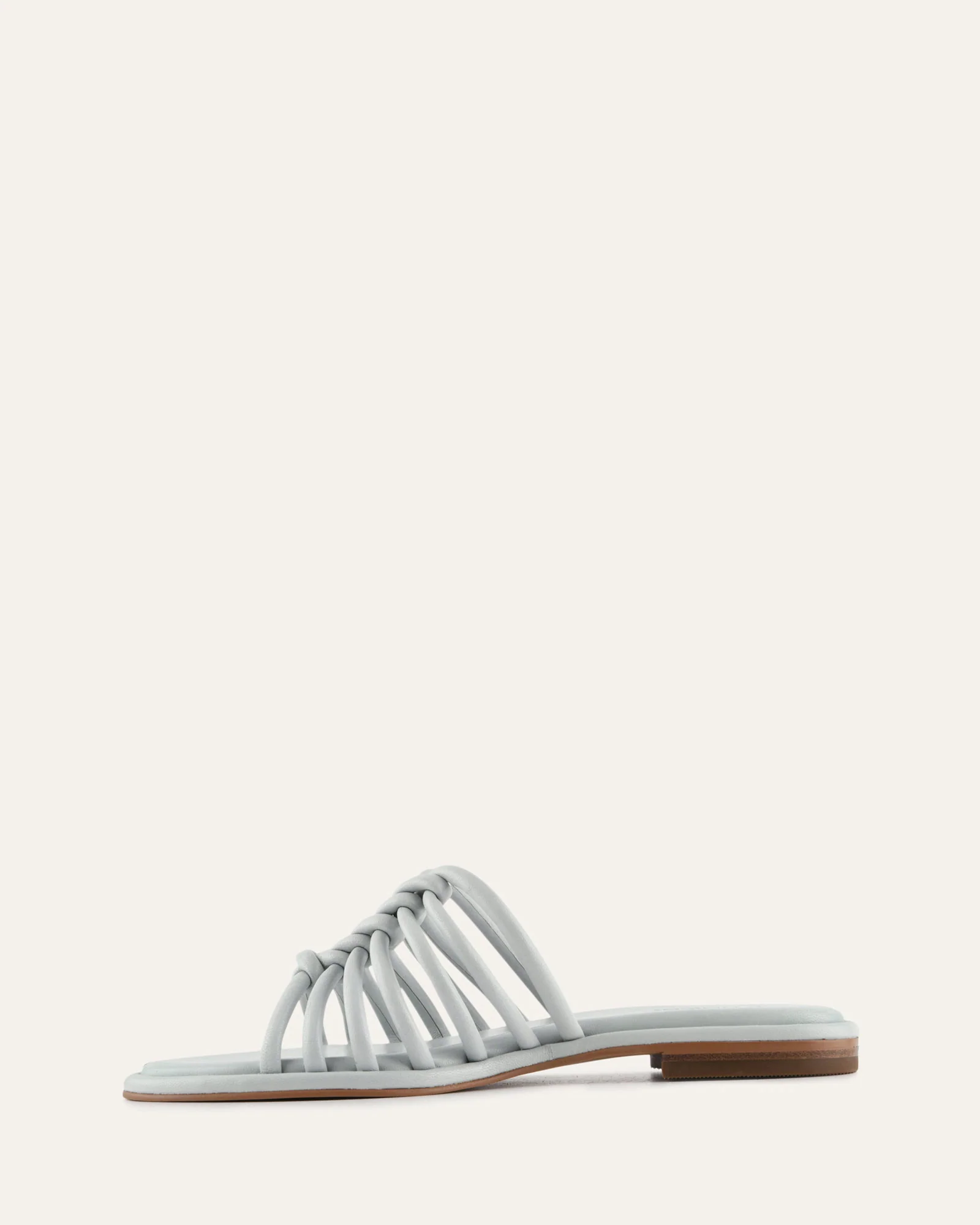 CHIA FLAT SANDALS DUSK BLUE LEATHER - Image 6