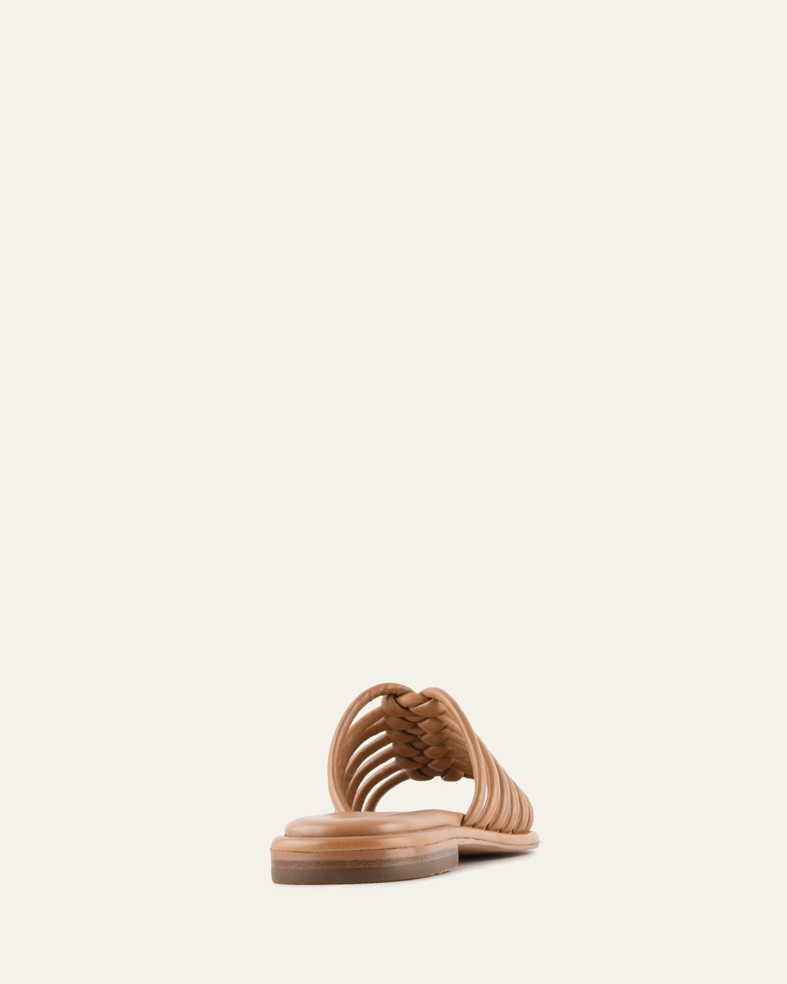 CHIA FLAT SANDALS TUSCAN TAN LEATHER - Image 5