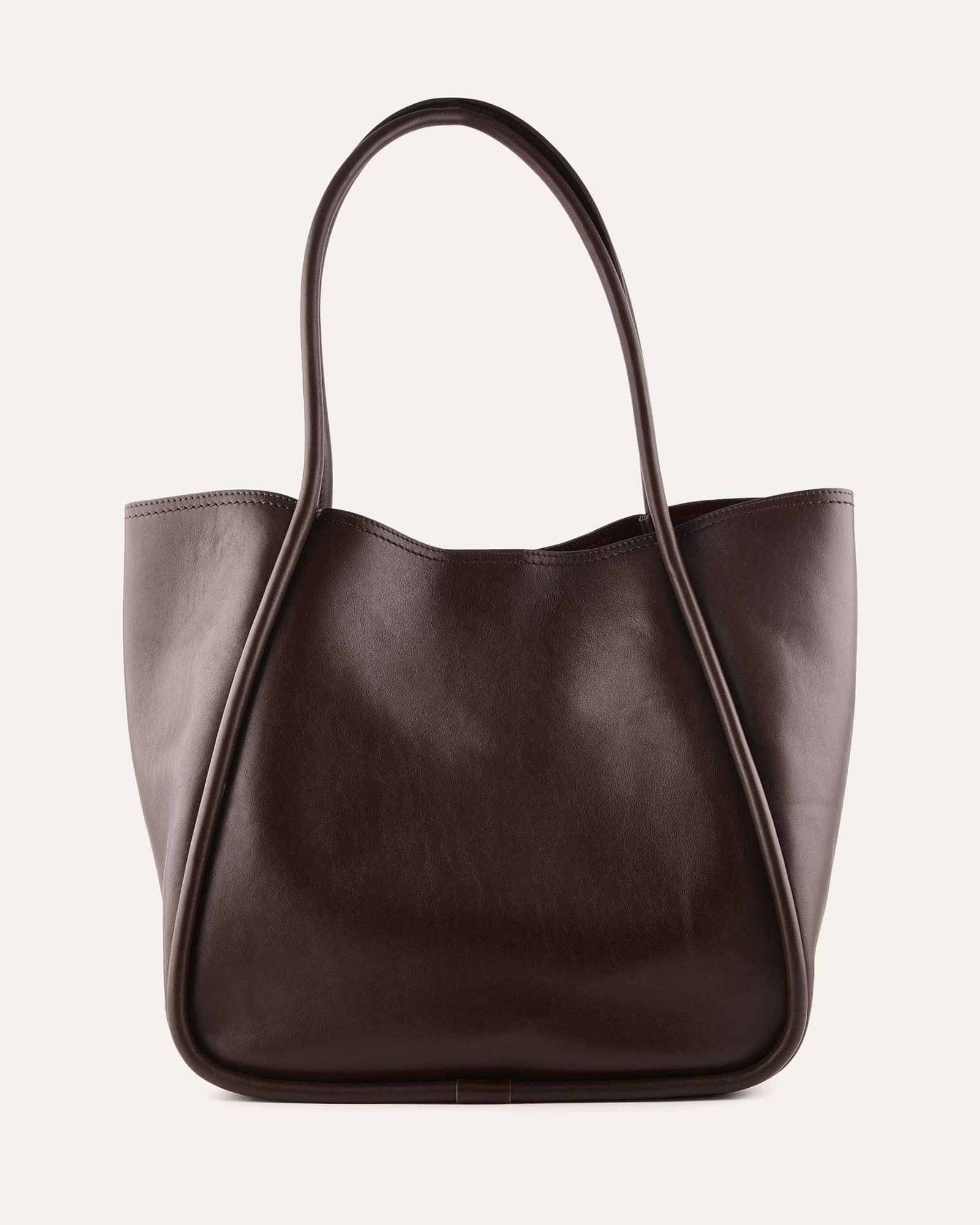 CILLIAN TOTE BAG BITTER CHOC LEATHER - Image 4