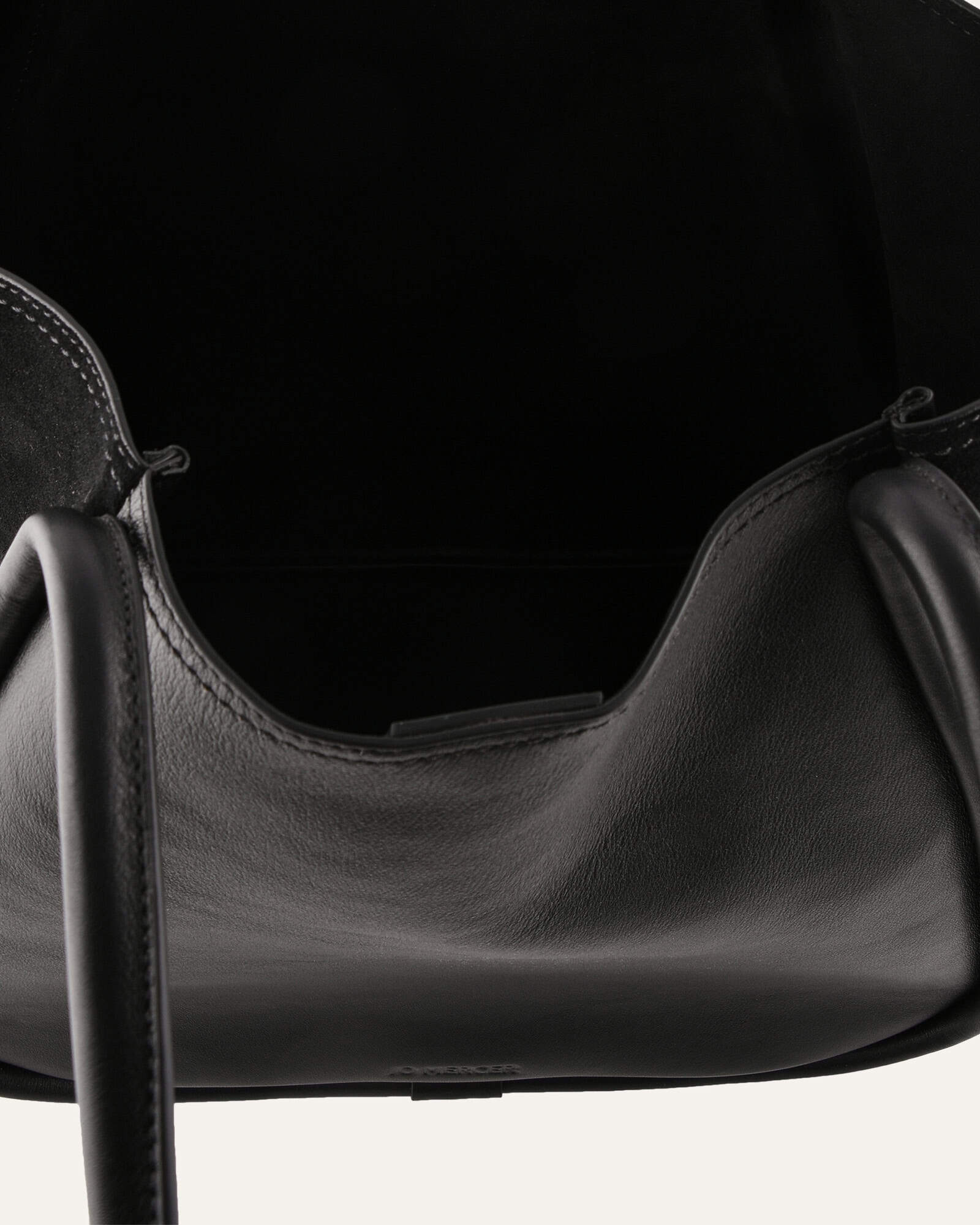 CILLIAN TOTE BAG BLACK LEATHER - Image 4