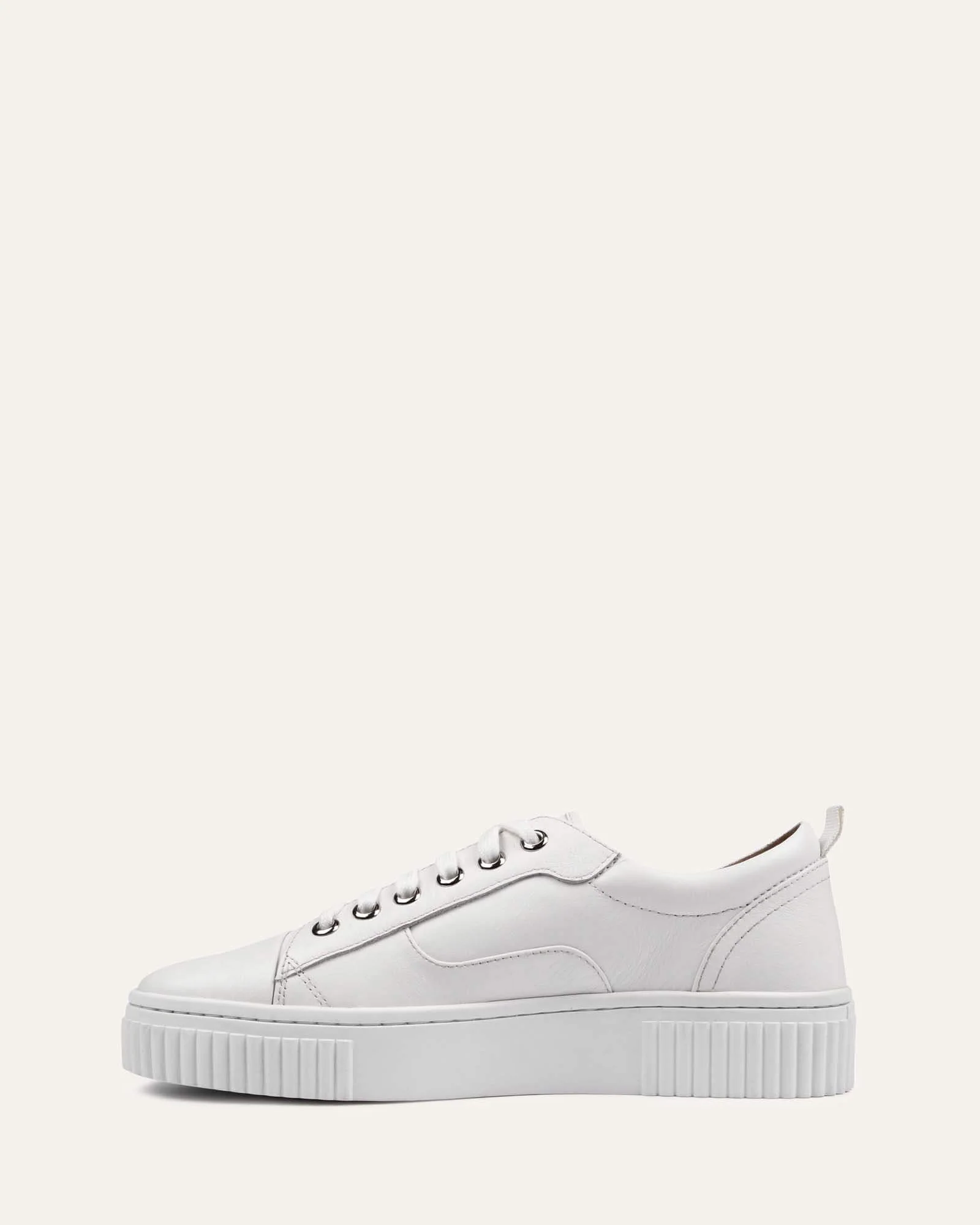 CLAREMONT SNEAKERS WHITE LEATHER - Image 6