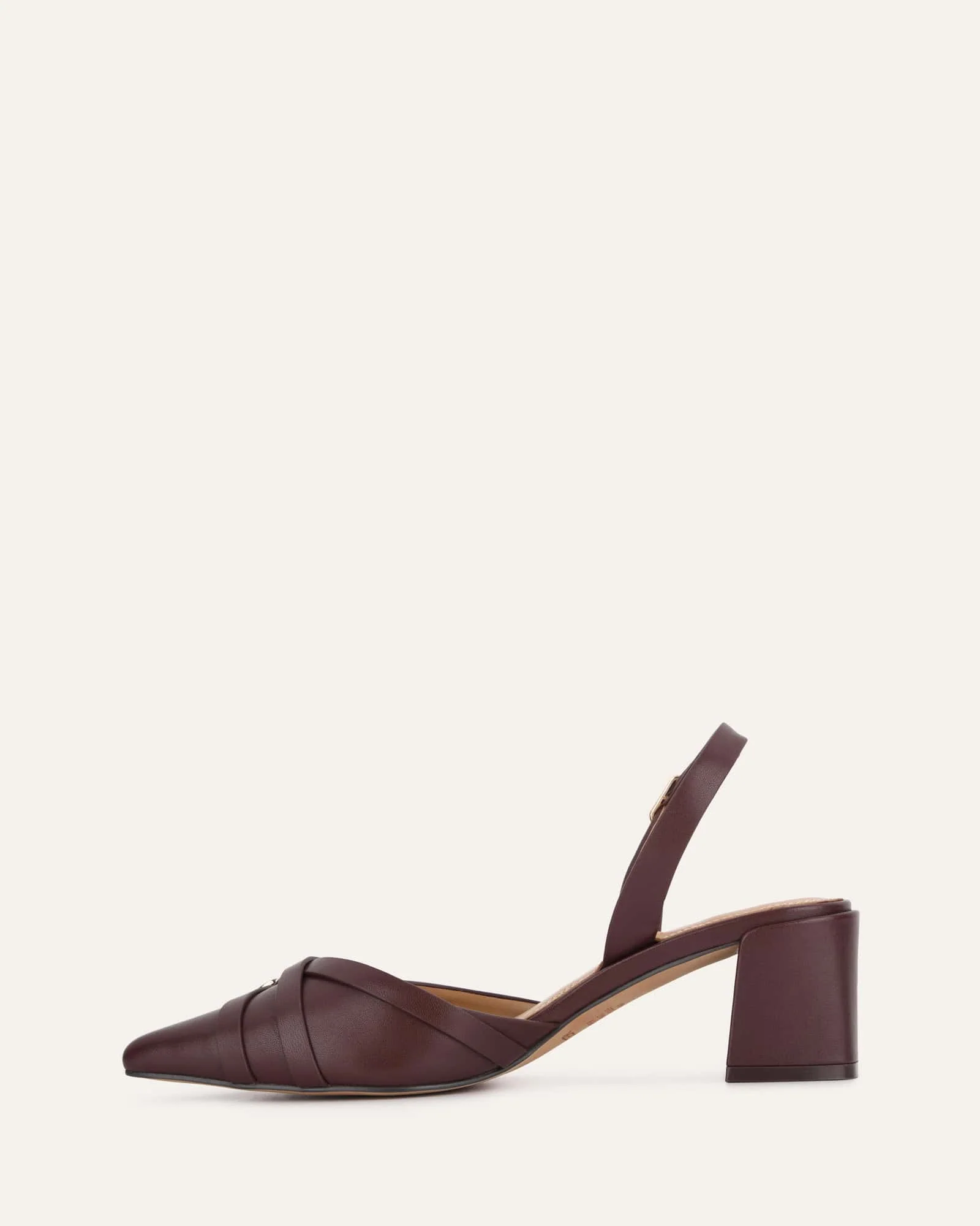 COBY LOW HEELS COCOA BROWN LEATHER - Image 5