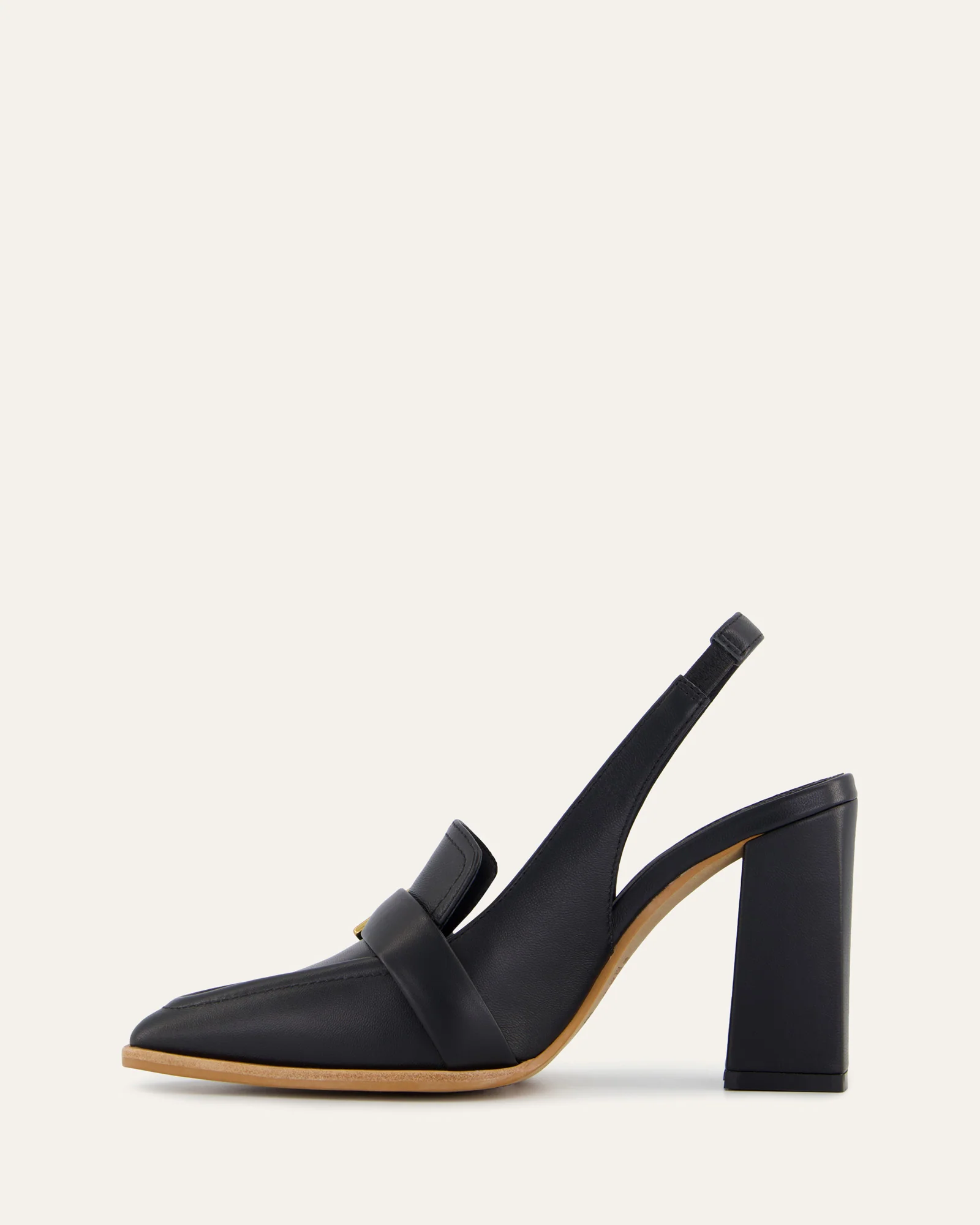 CODIE HIGH HEELS BLACK LEATHER - Image 6