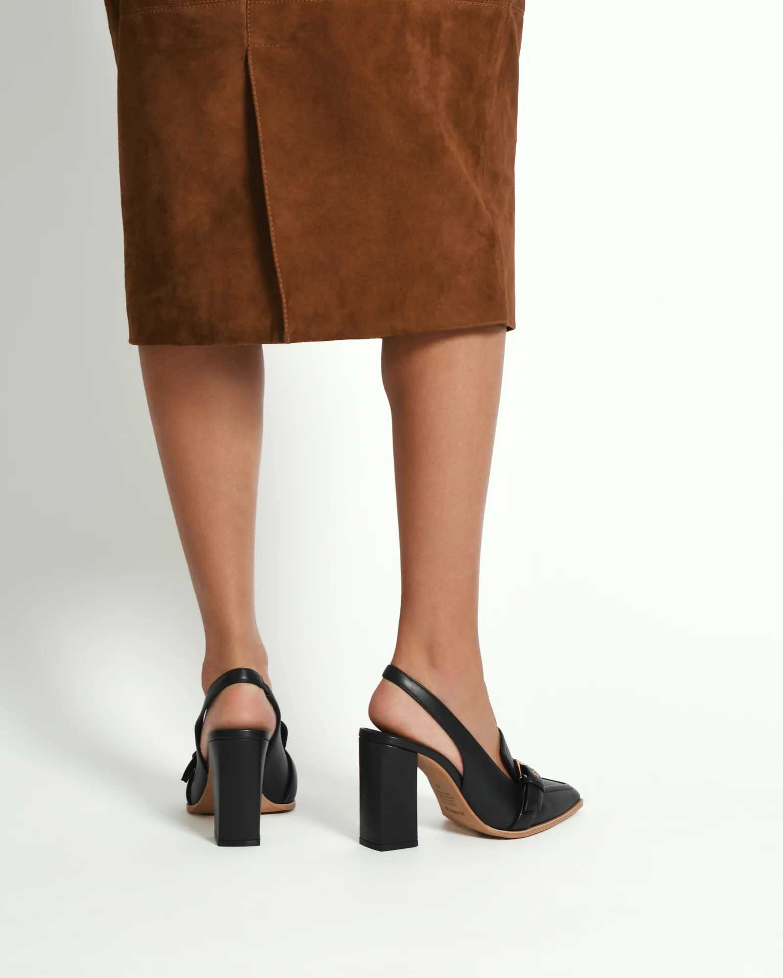 CODIE HIGH HEELS BLACK LEATHER - Image 9