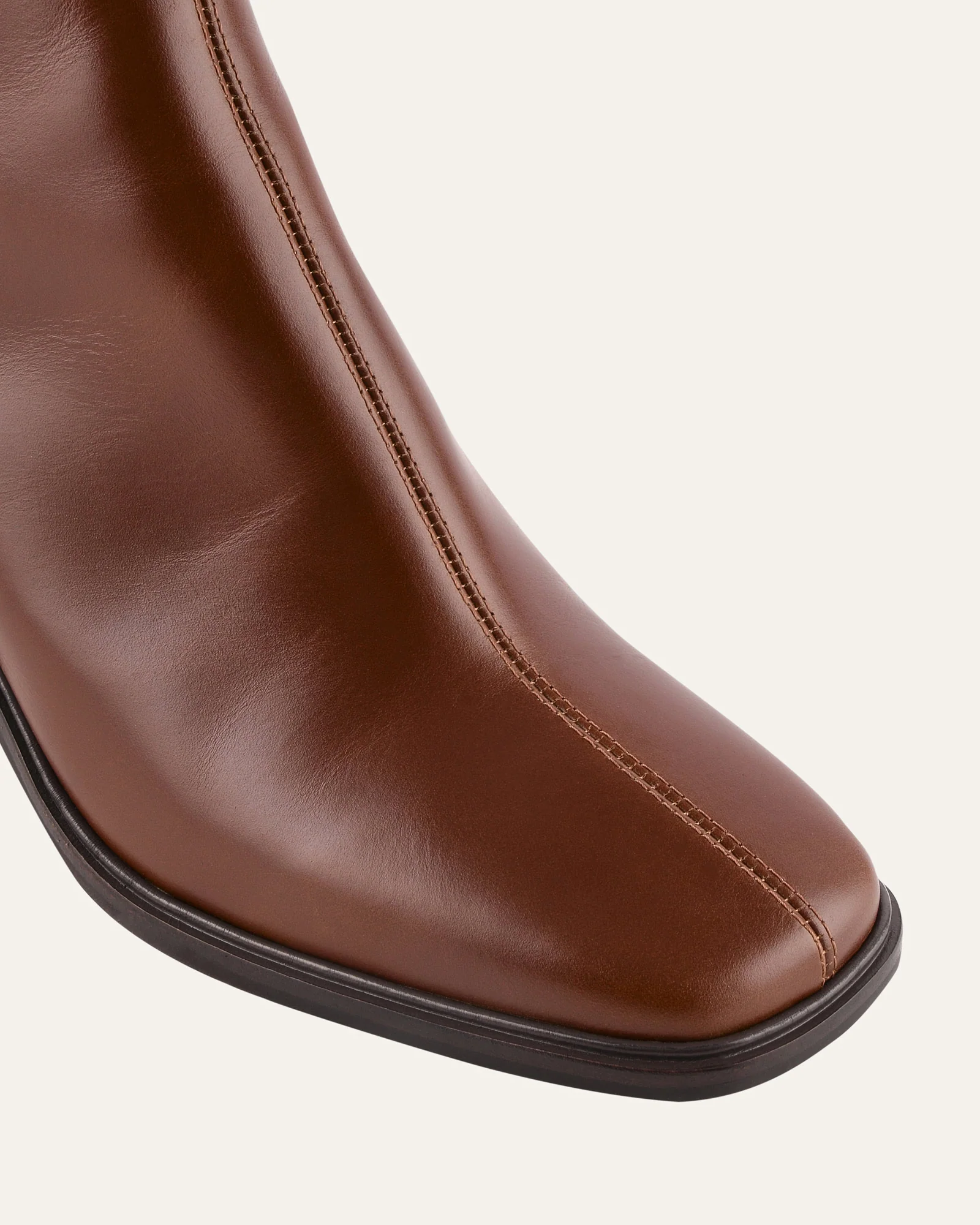 COLBY MID ANKLE BOOTS CHESTNUT LEATHER - Image 3