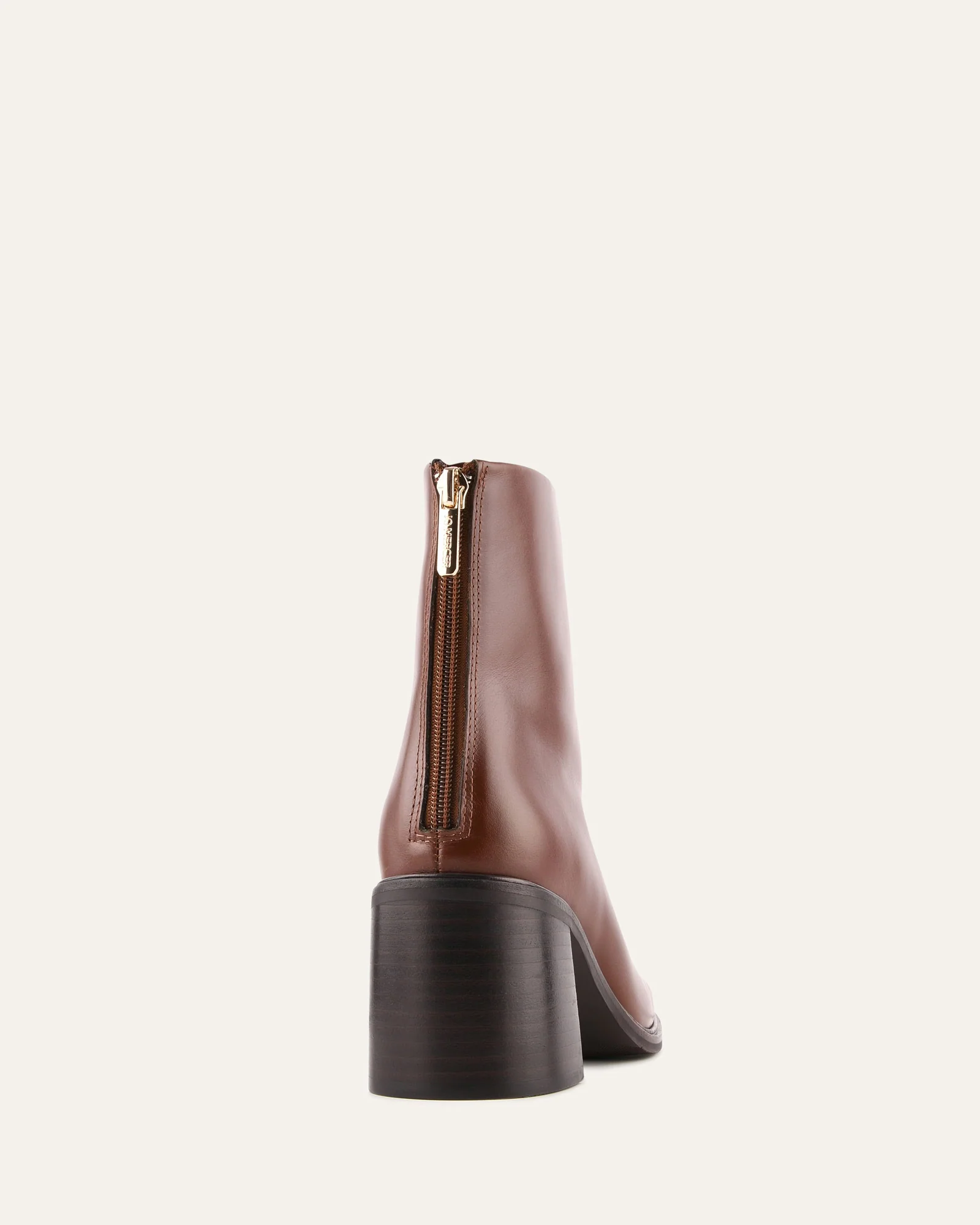 COLBY MID ANKLE BOOTS CHESTNUT LEATHER - Image 4