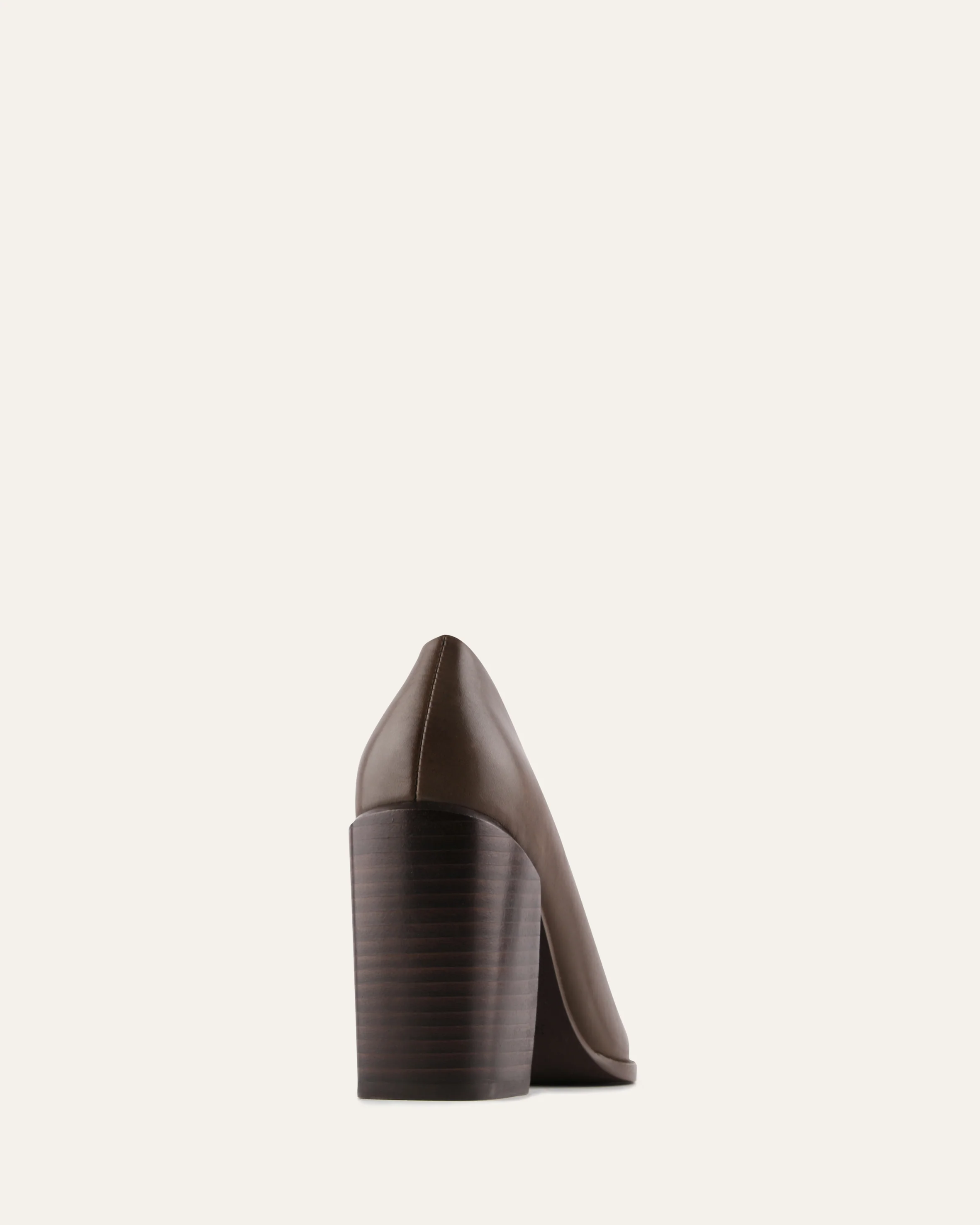 CORBYN HIGH HEELS DARK RYE LEATHER - Image 5