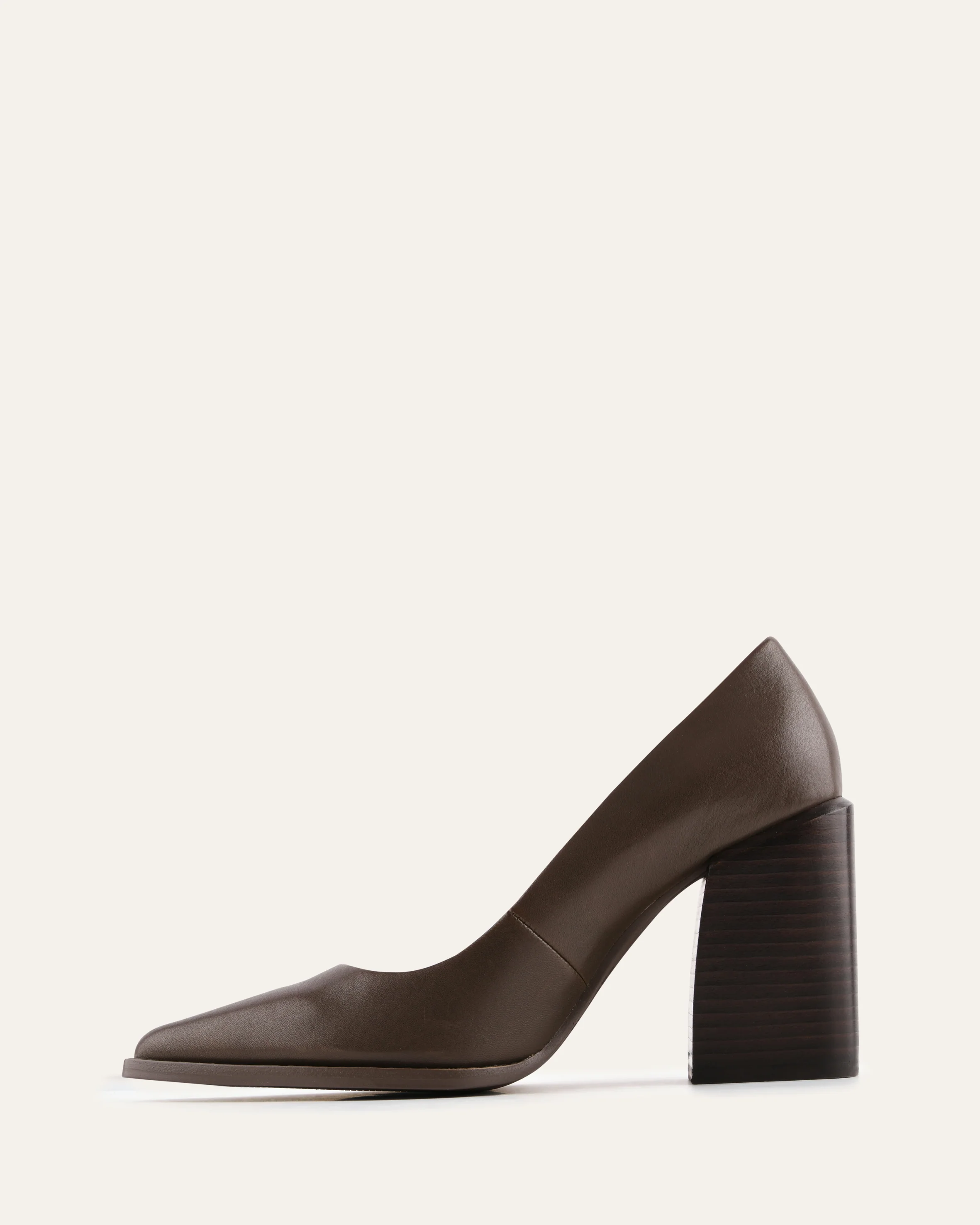 CORBYN HIGH HEELS DARK RYE LEATHER - Image 6