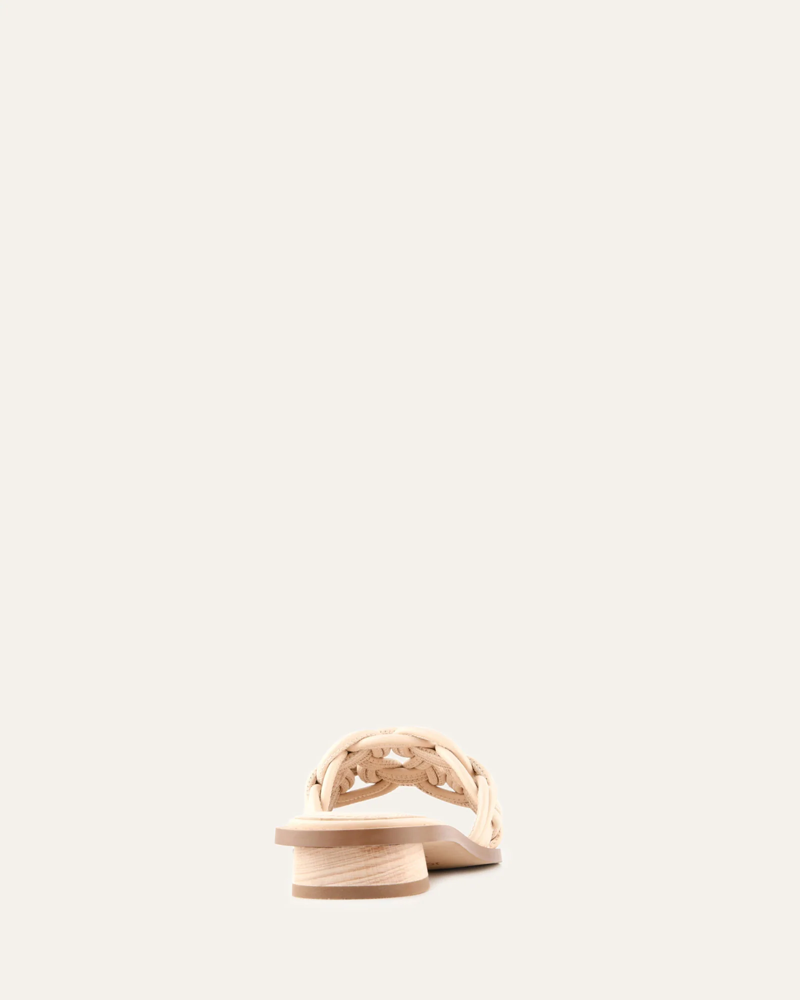 CORTA FLAT SANDALS VANILLA LEATHER - Image 4