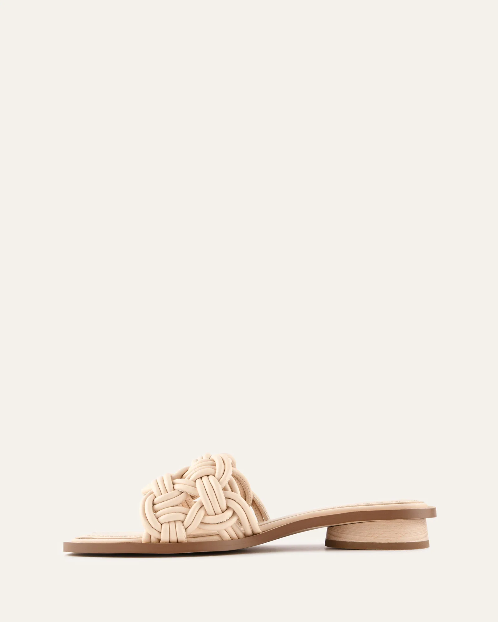 CORTA FLAT SANDALS VANILLA LEATHER - Image 5