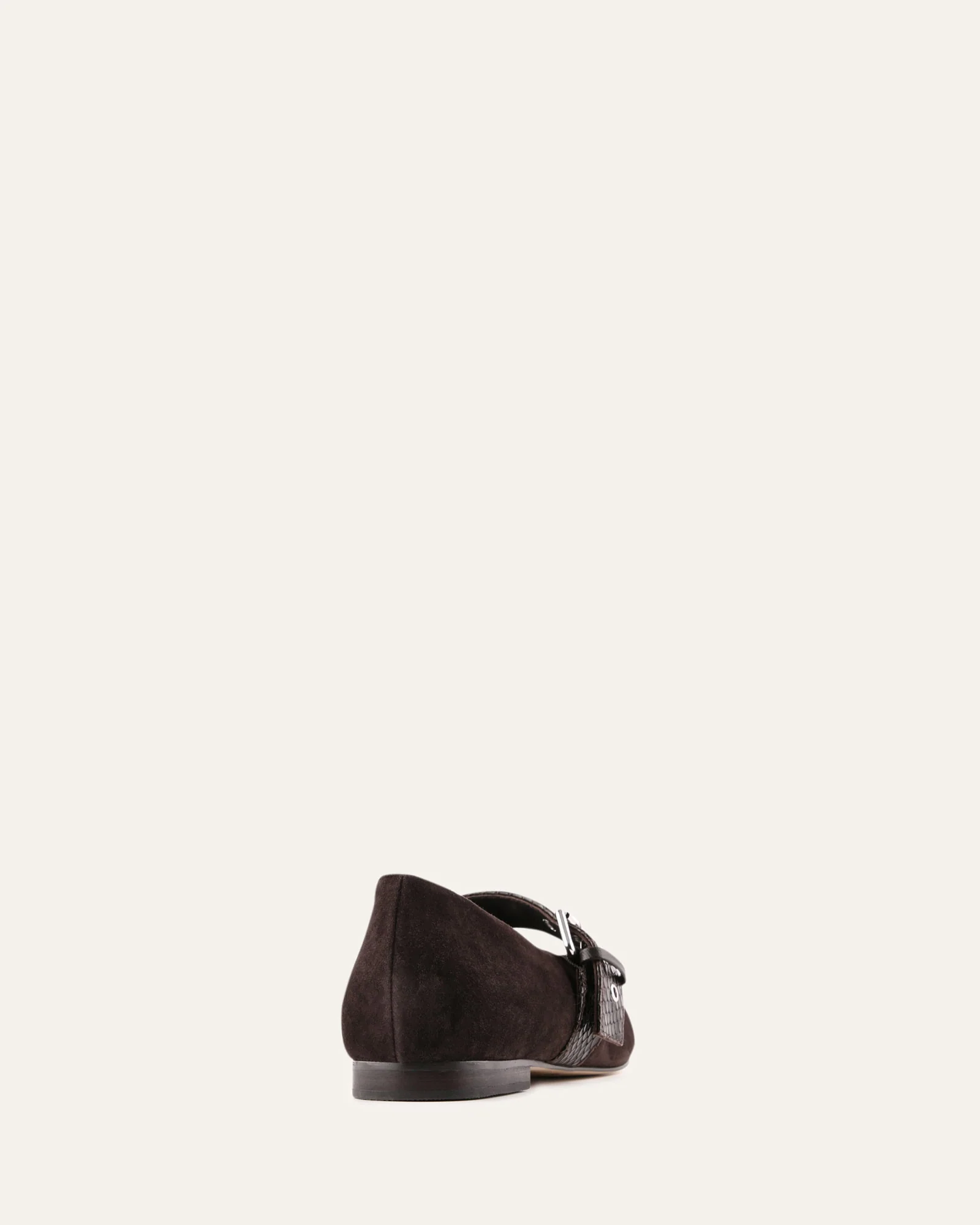 COSETTE DRESS FLATS BITTER CHOC SUEDE - Image 5