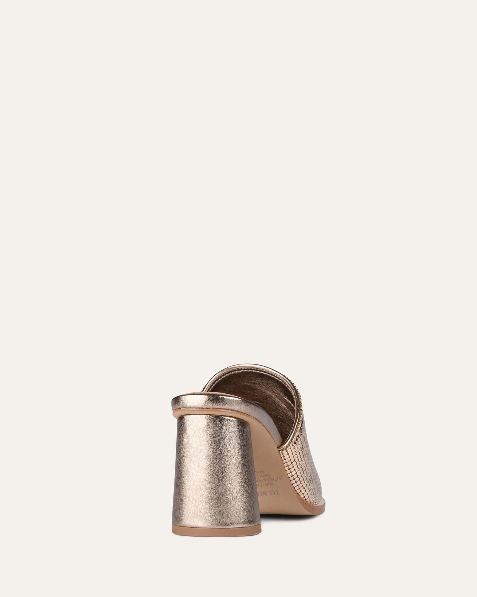 CUPID HIGH HEEL SANDALS GOLD - Image 5