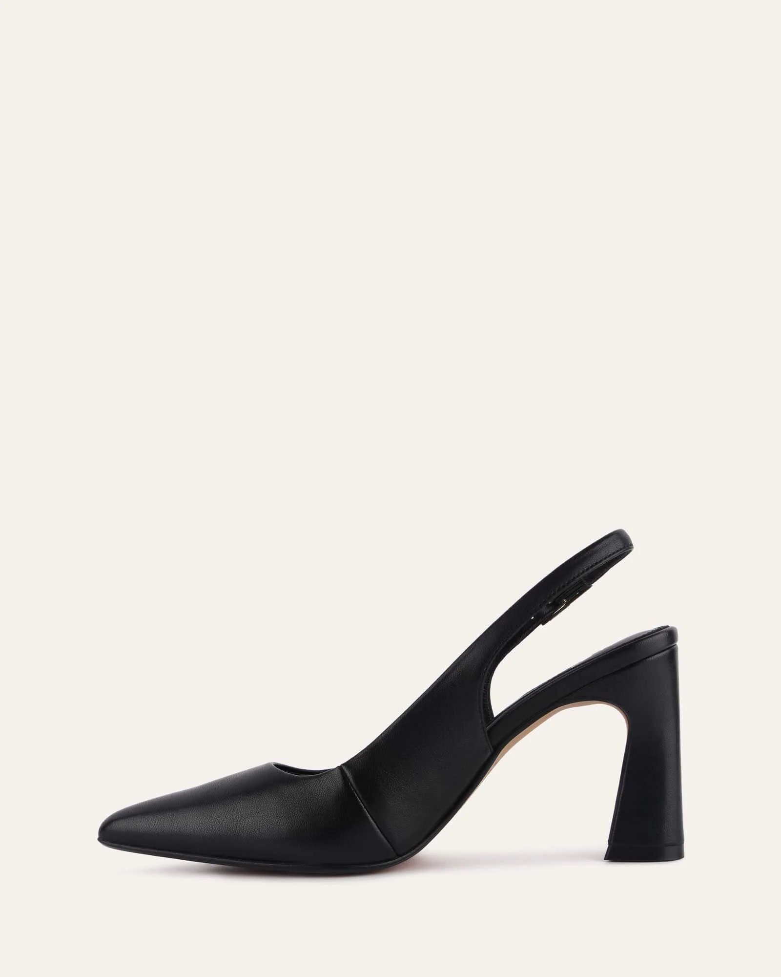DANICA HIGH HEELS BLACK LEATHER - Image 6