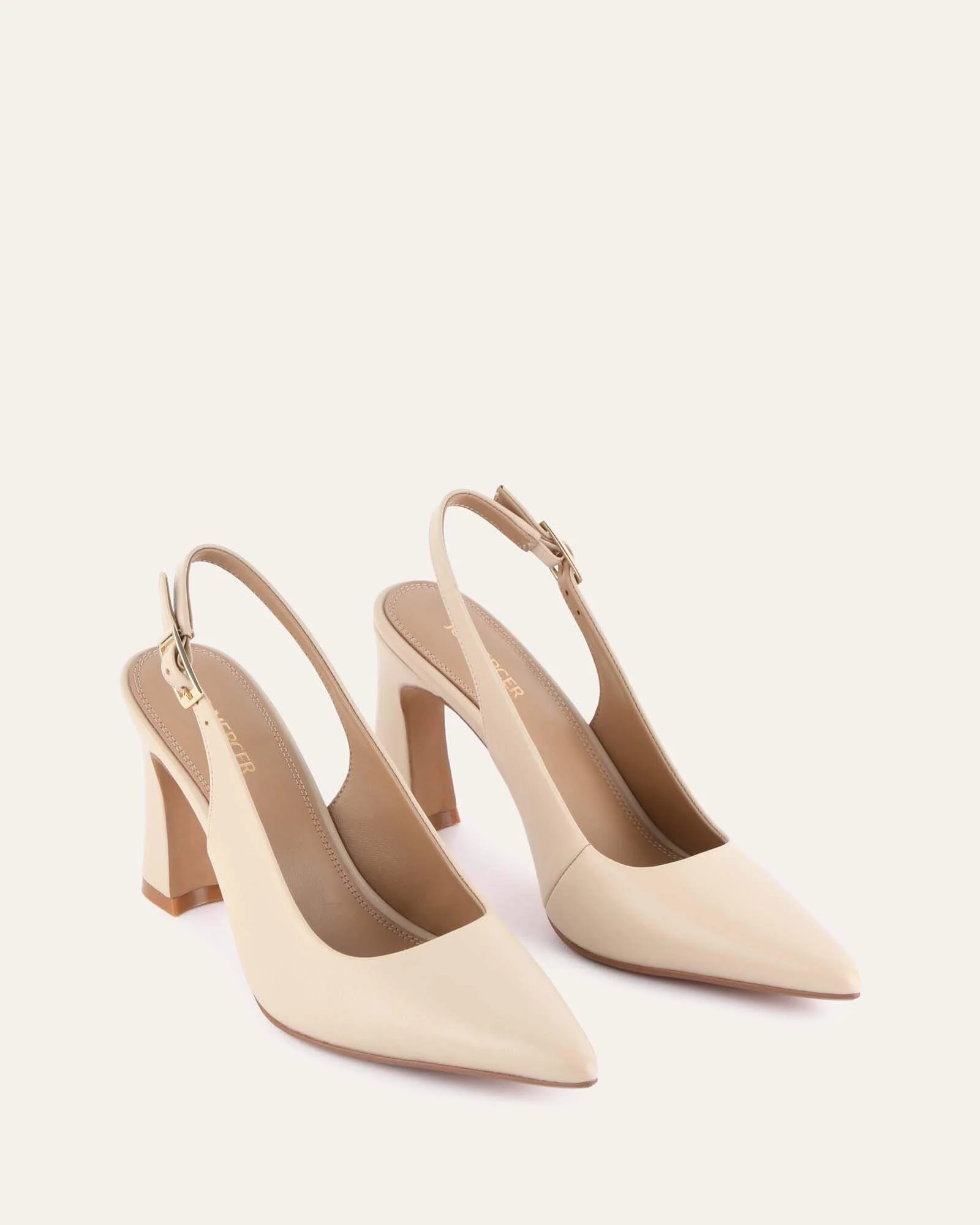 DANICA HIGH HEELS SAND LEATHER - Image 3