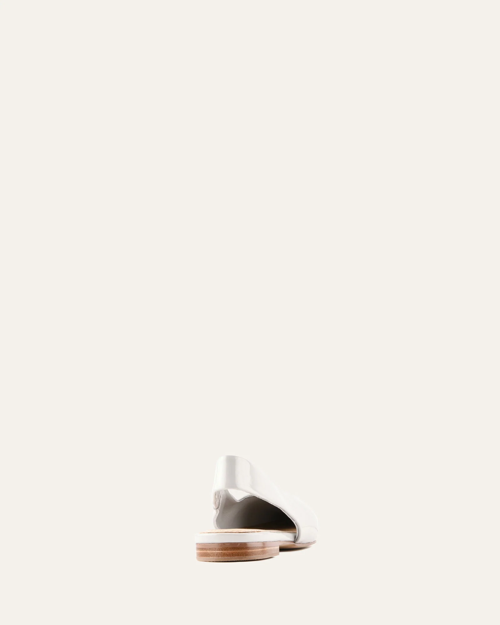 DAPHNE DRESS FLATS DOVE CRINKLE PATENT - Image 5