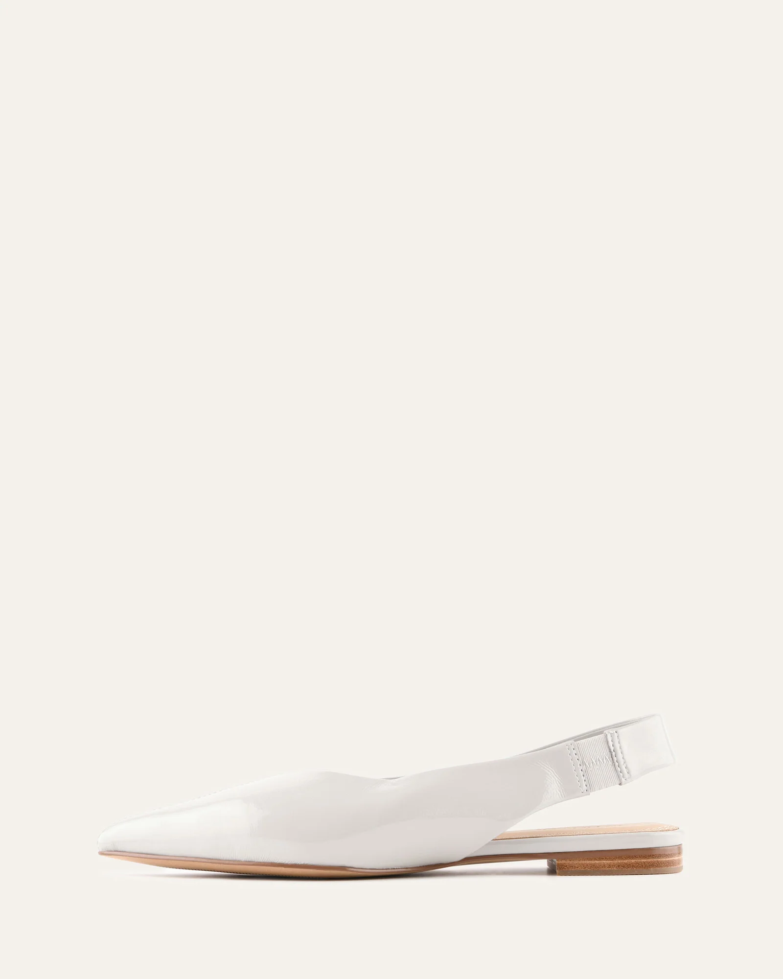 DAPHNE DRESS FLATS DOVE CRINKLE PATENT - Image 6