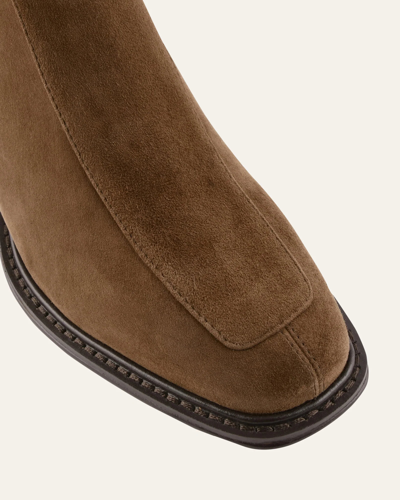 DARLA MID ANKLE BOOTS BARK SUEDE - Image 4