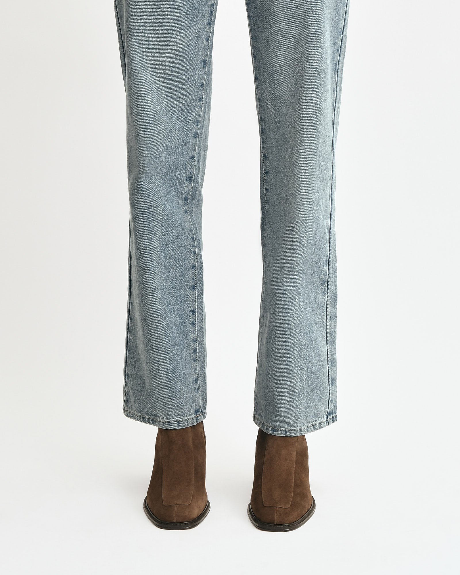 DARLA MID ANKLE BOOTS BARK SUEDE - Image 6