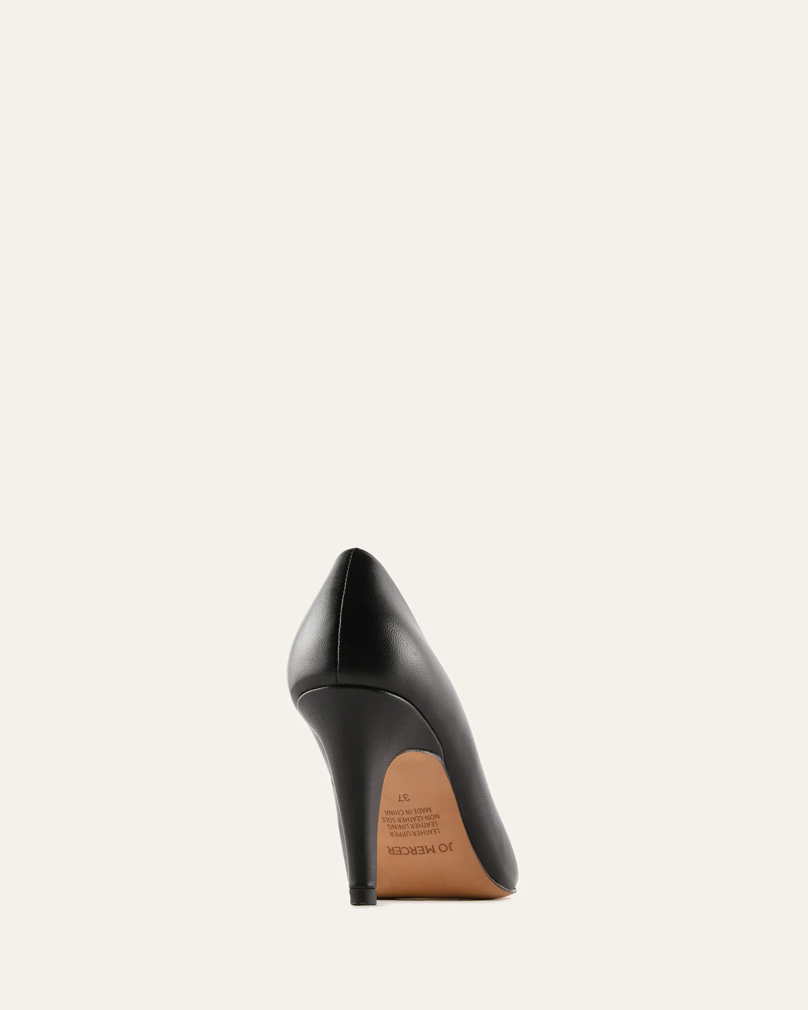 DASH HIGH HEELS BLACK LEATHER - Image 5