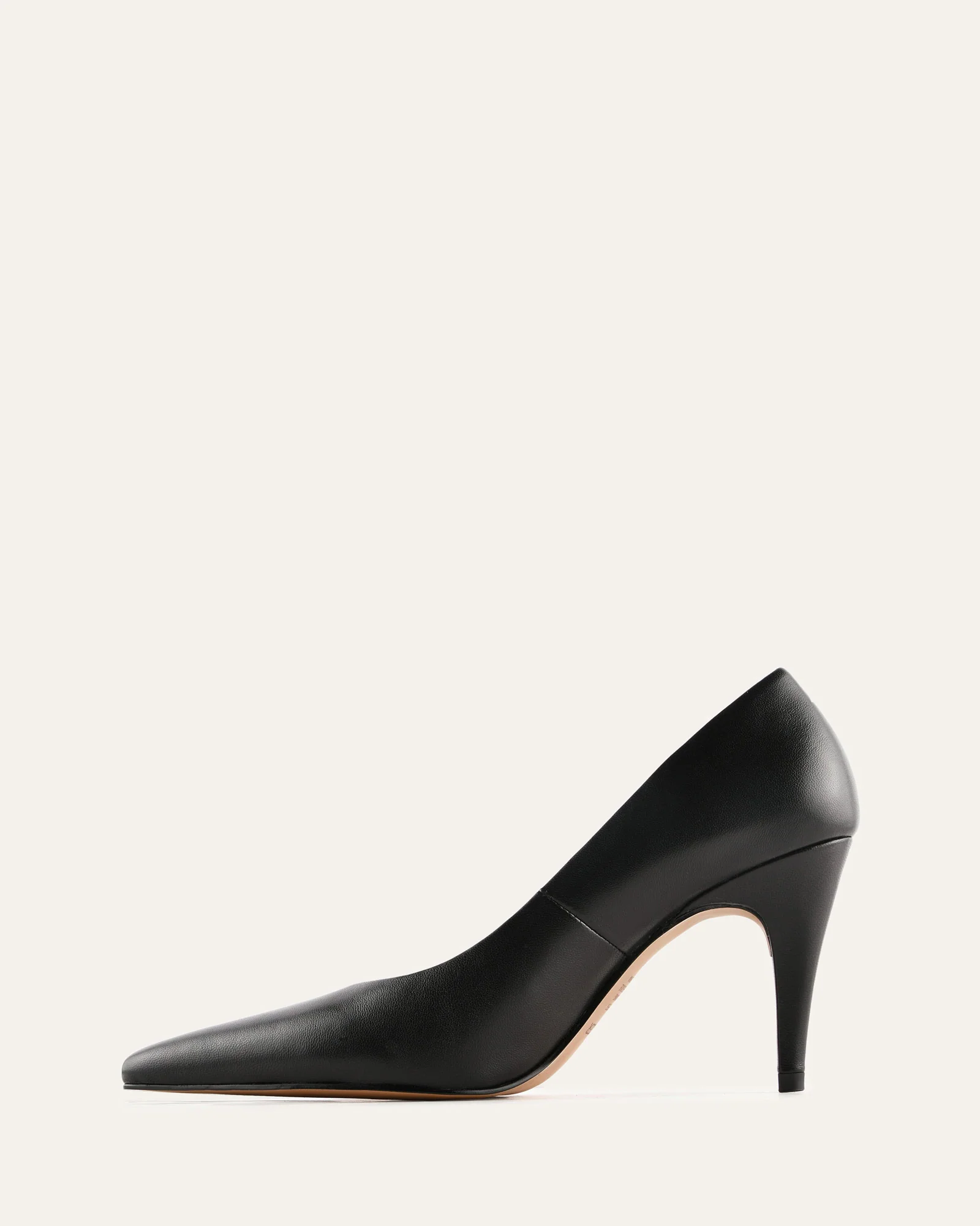 DASH HIGH HEELS BLACK LEATHER - Image 6