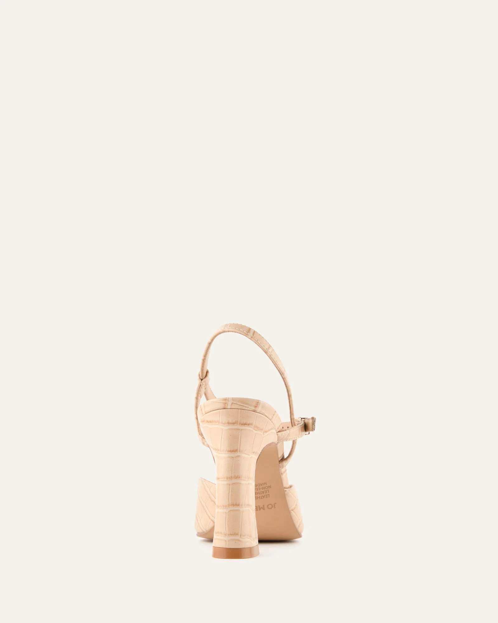 DAWN HIGH HEELS BEIGE CROC - Image 5