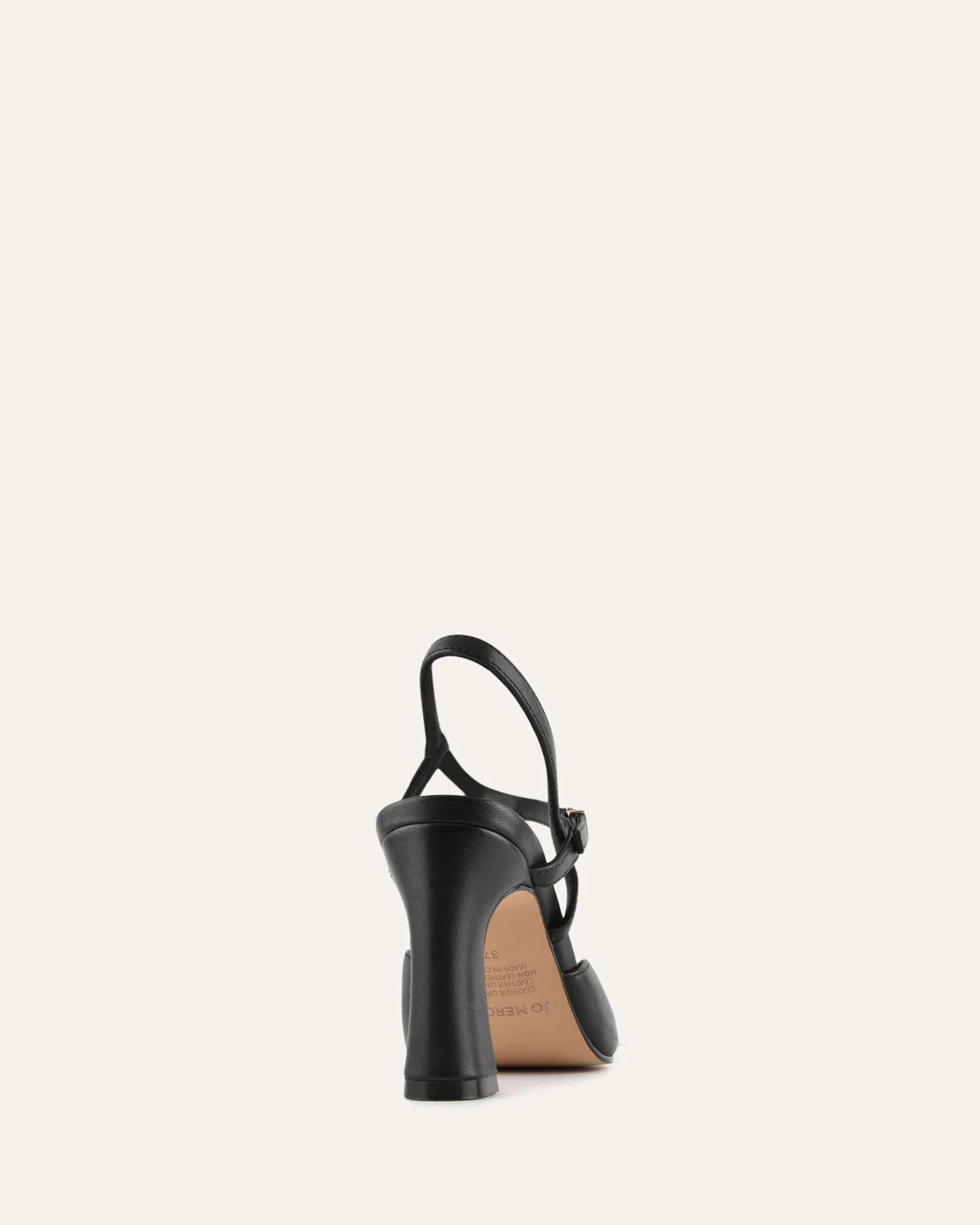 DAWN HIGH HEELS BLACK LEATHER - Image 5