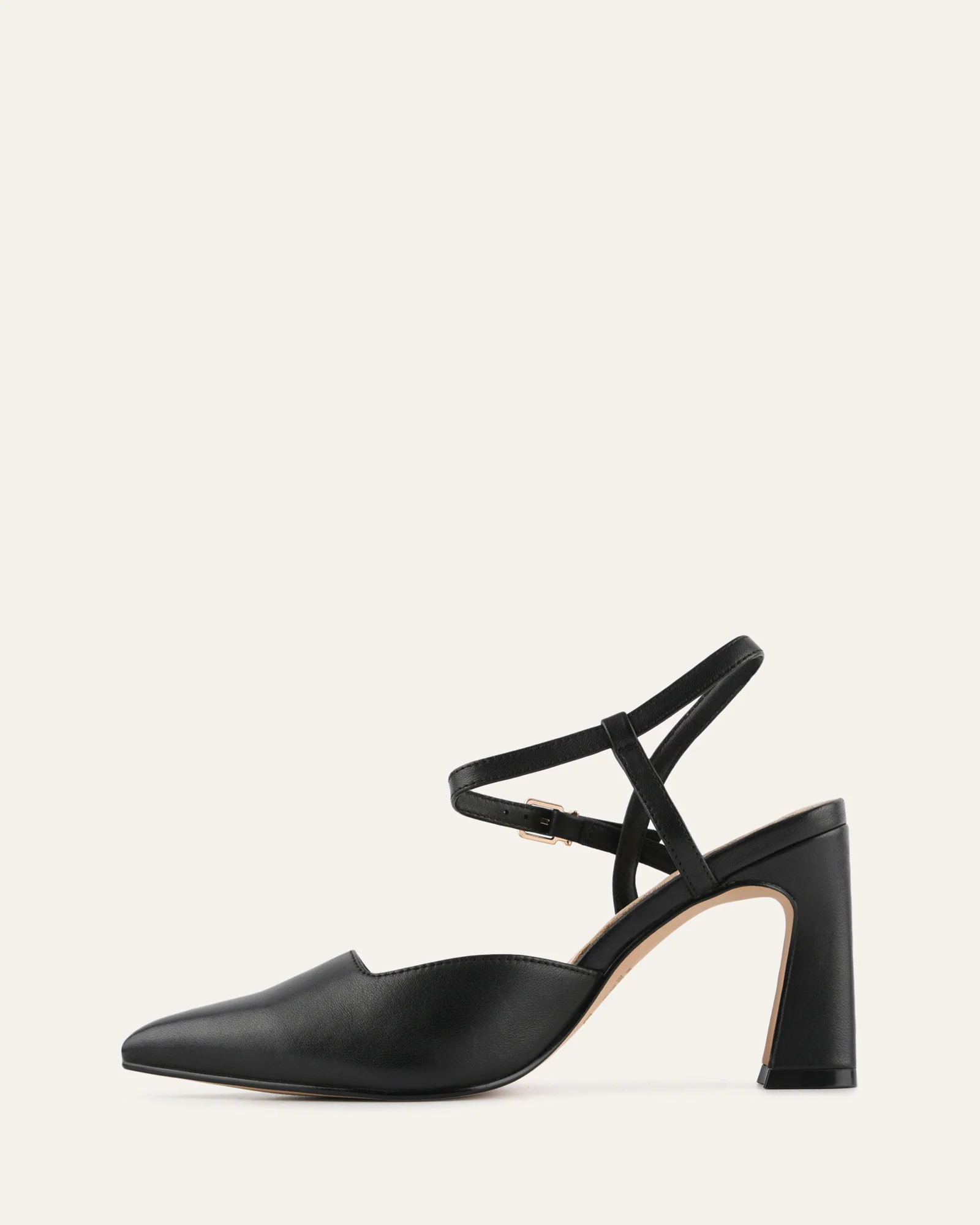 DAWN HIGH HEELS BLACK LEATHER - Image 6