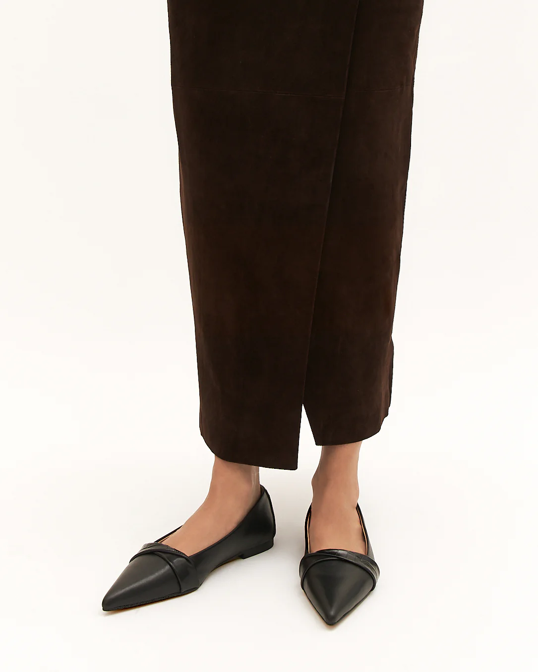 DEMETRI DRESS FLATS BLACK LEATHER - Image 2