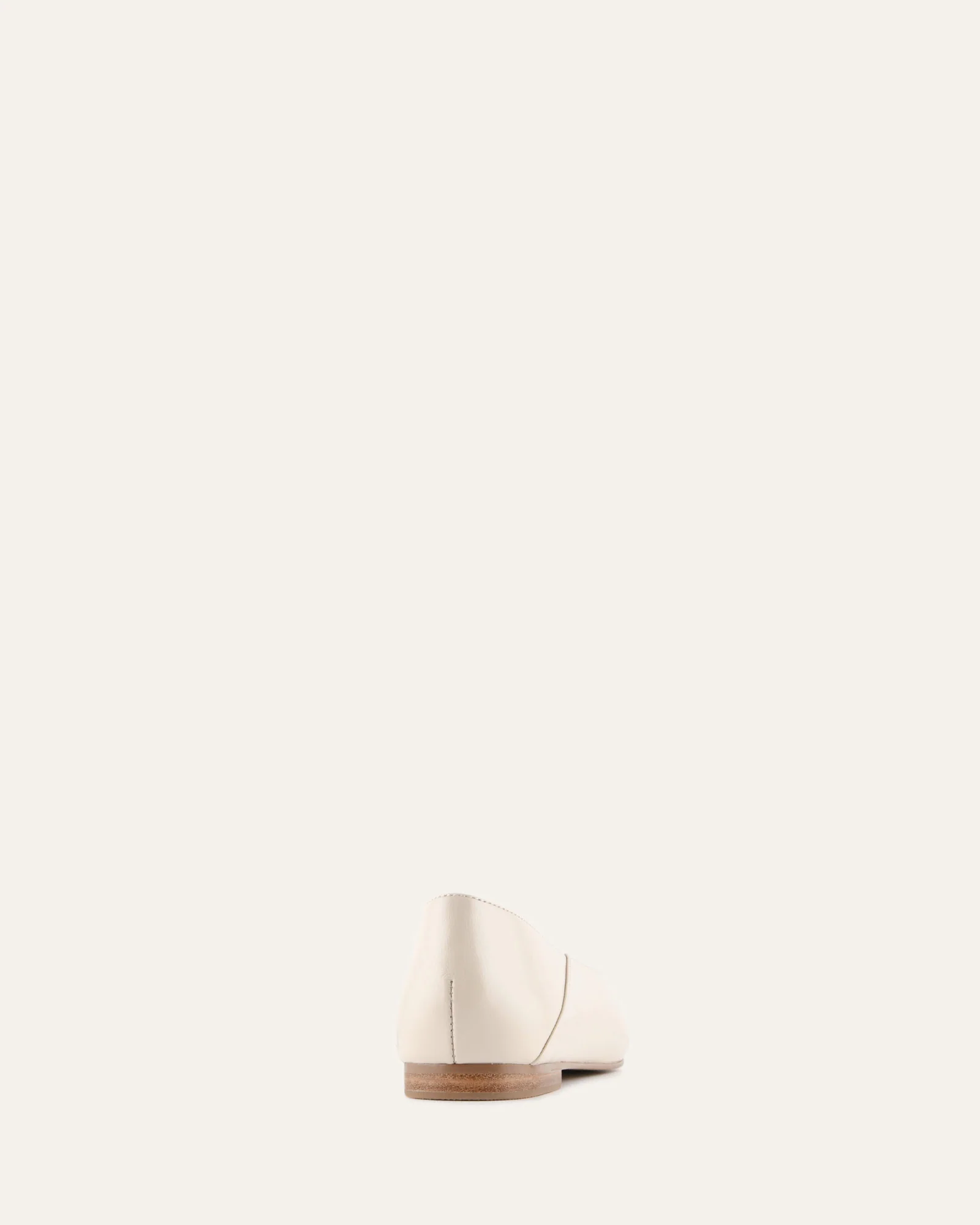 DIXON BALLET FLATS OFF WHITE LEATHER - Image 5