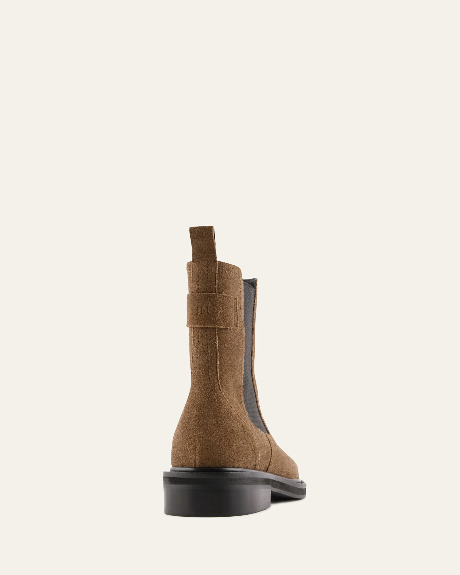 DORIAN FLAT ANKLE BOOTS BARK SUEDE - Image 5