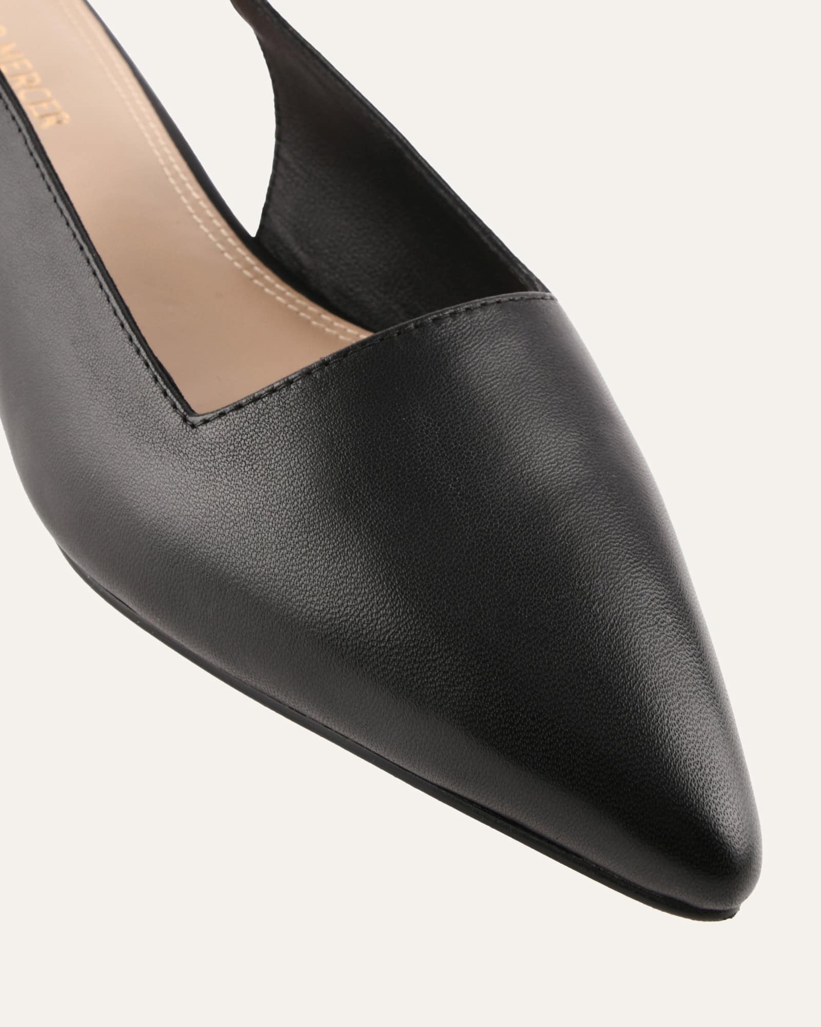 ECLIPSE DRESS FLATS BLACK LEATHER - Image 4