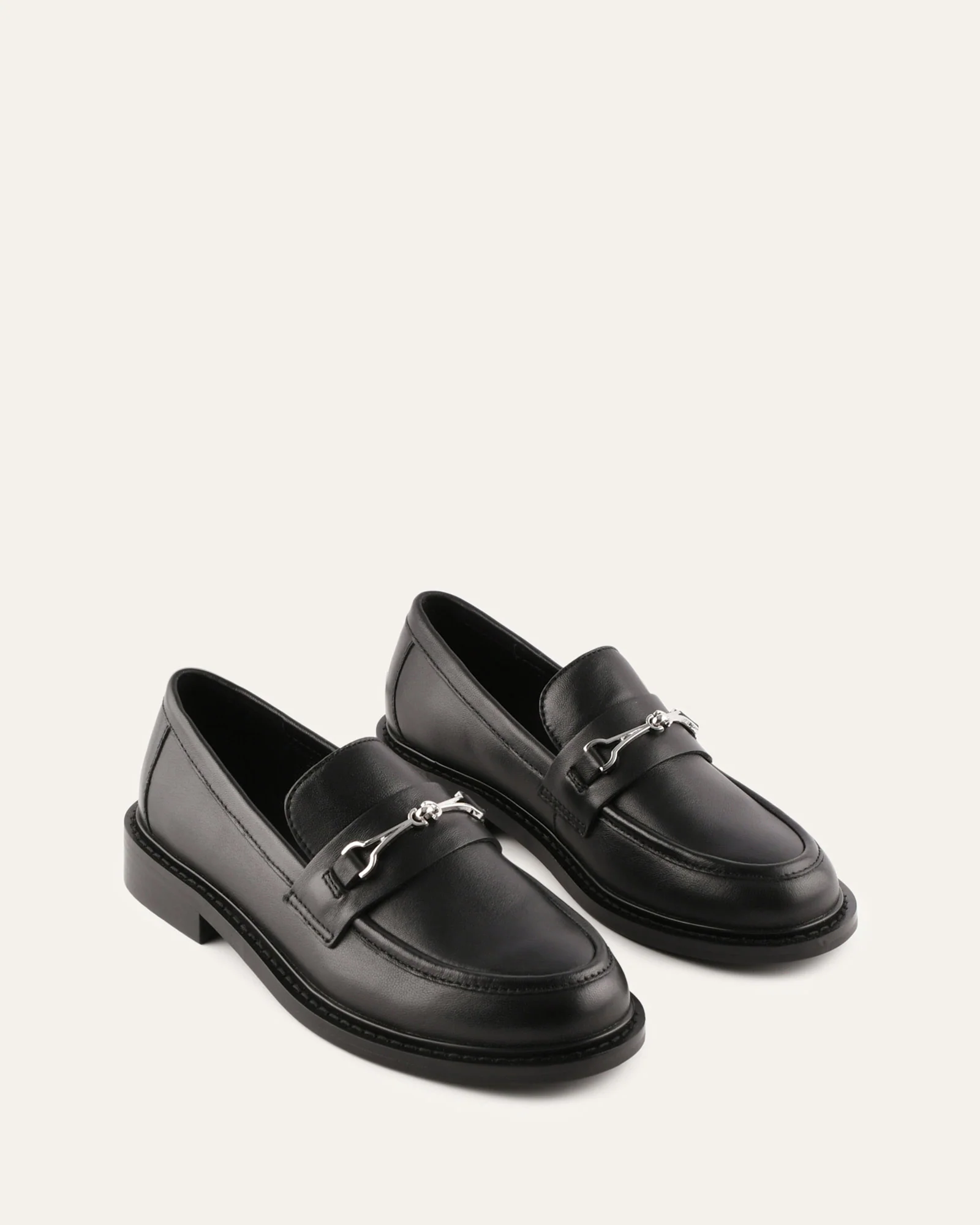 EDGAR LOAFERS BLACK LEATHER - Image 3