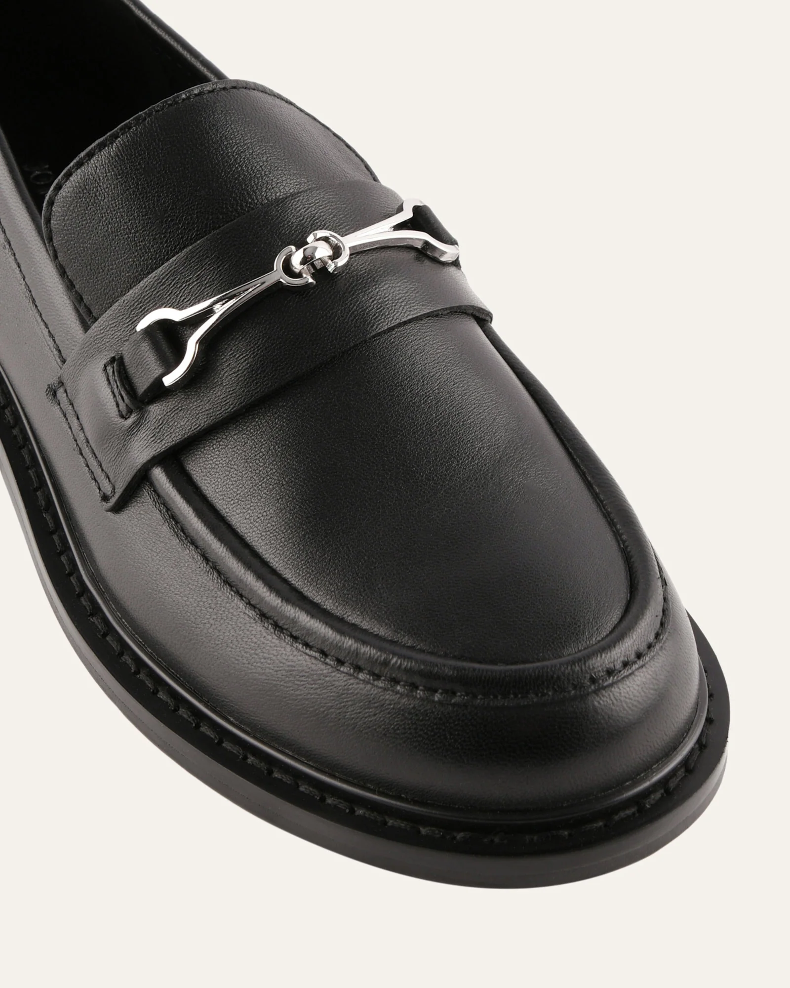 EDGAR LOAFERS BLACK LEATHER - Image 4