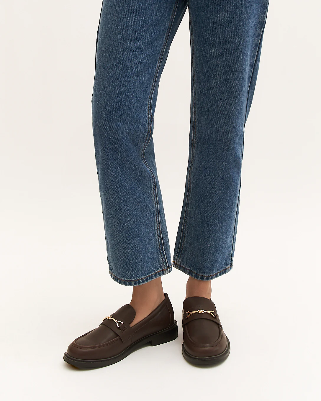 EDGAR LOAFERS CHOCOLATE LEATHER - Image 2