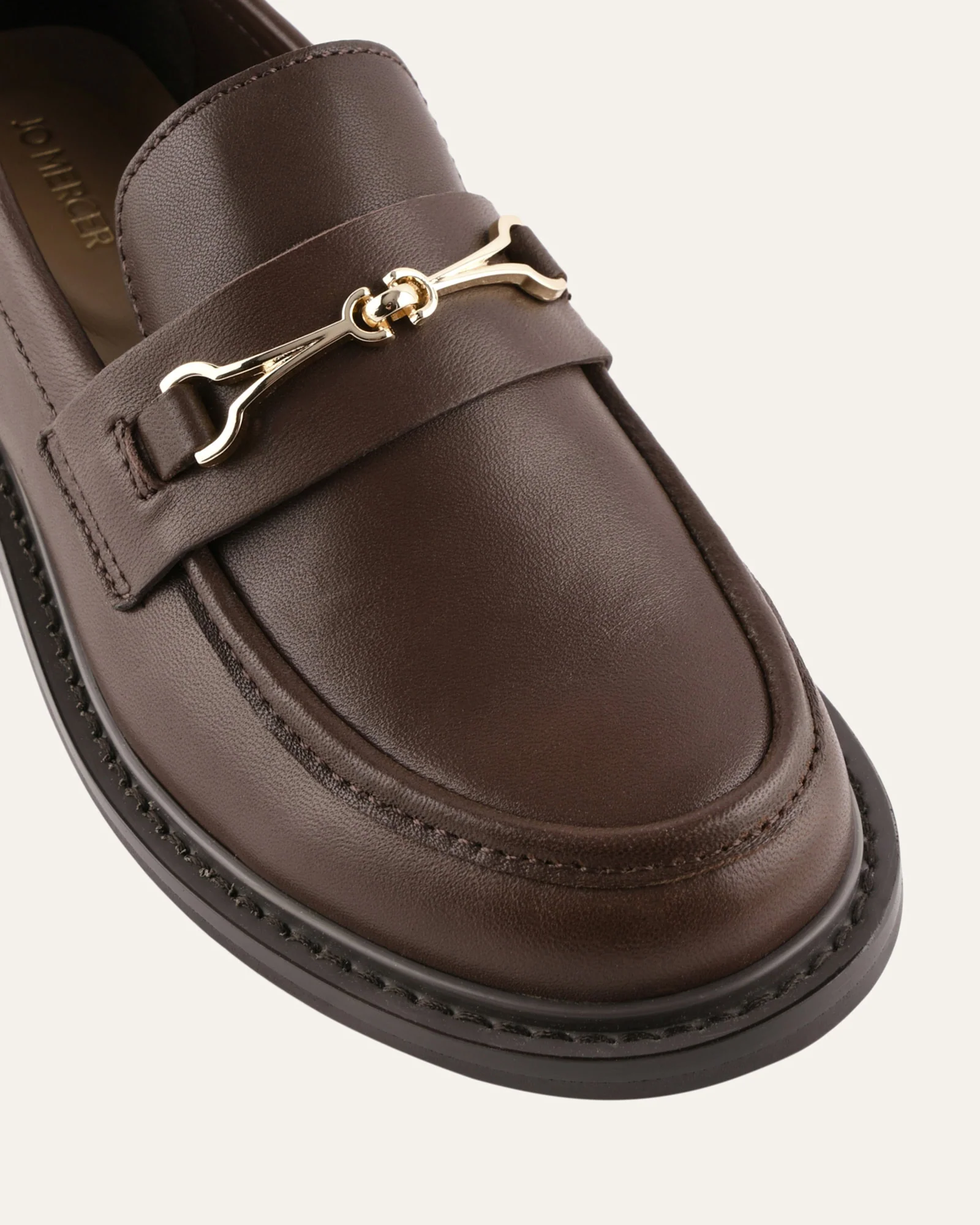 EDGAR LOAFERS CHOCOLATE LEATHER - Image 4