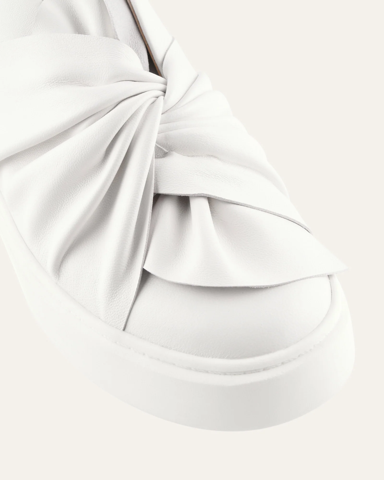 EDIE SNEAKERS WHITE LEATHER - Image 3