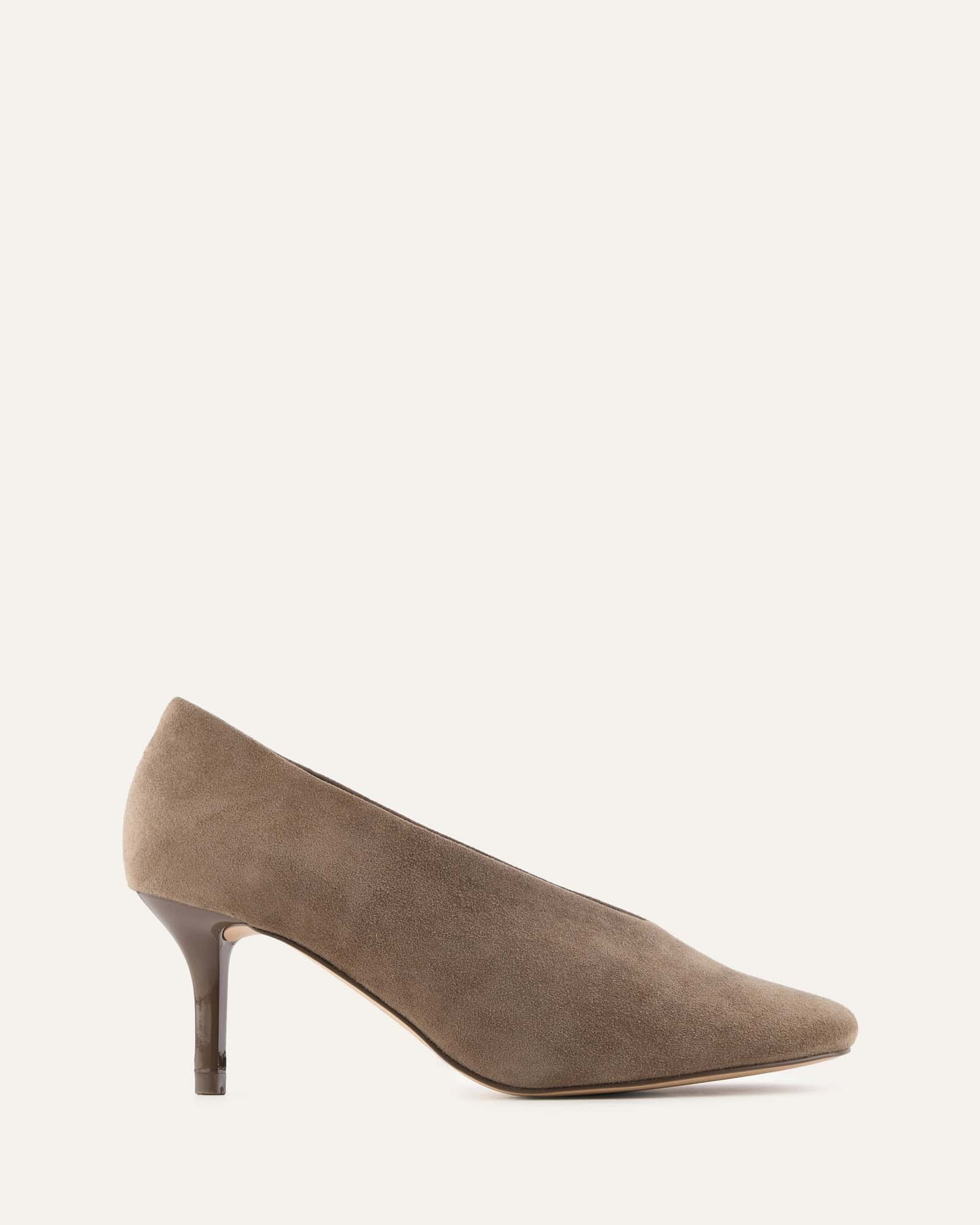 ELLA MID HEELS ASH SUEDE