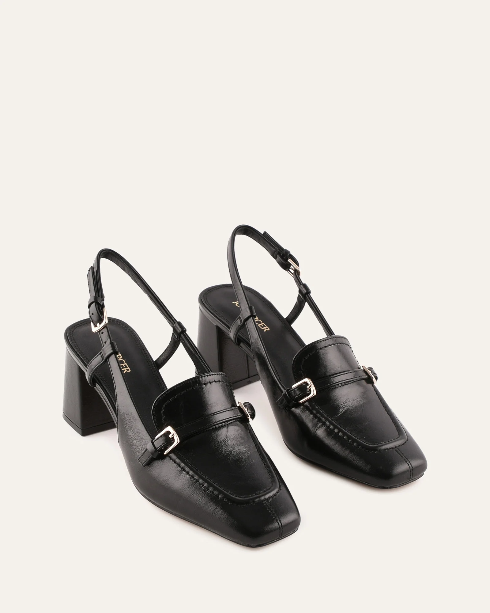 ELLERY MID HEELS BLACK LEATHER - Image 3