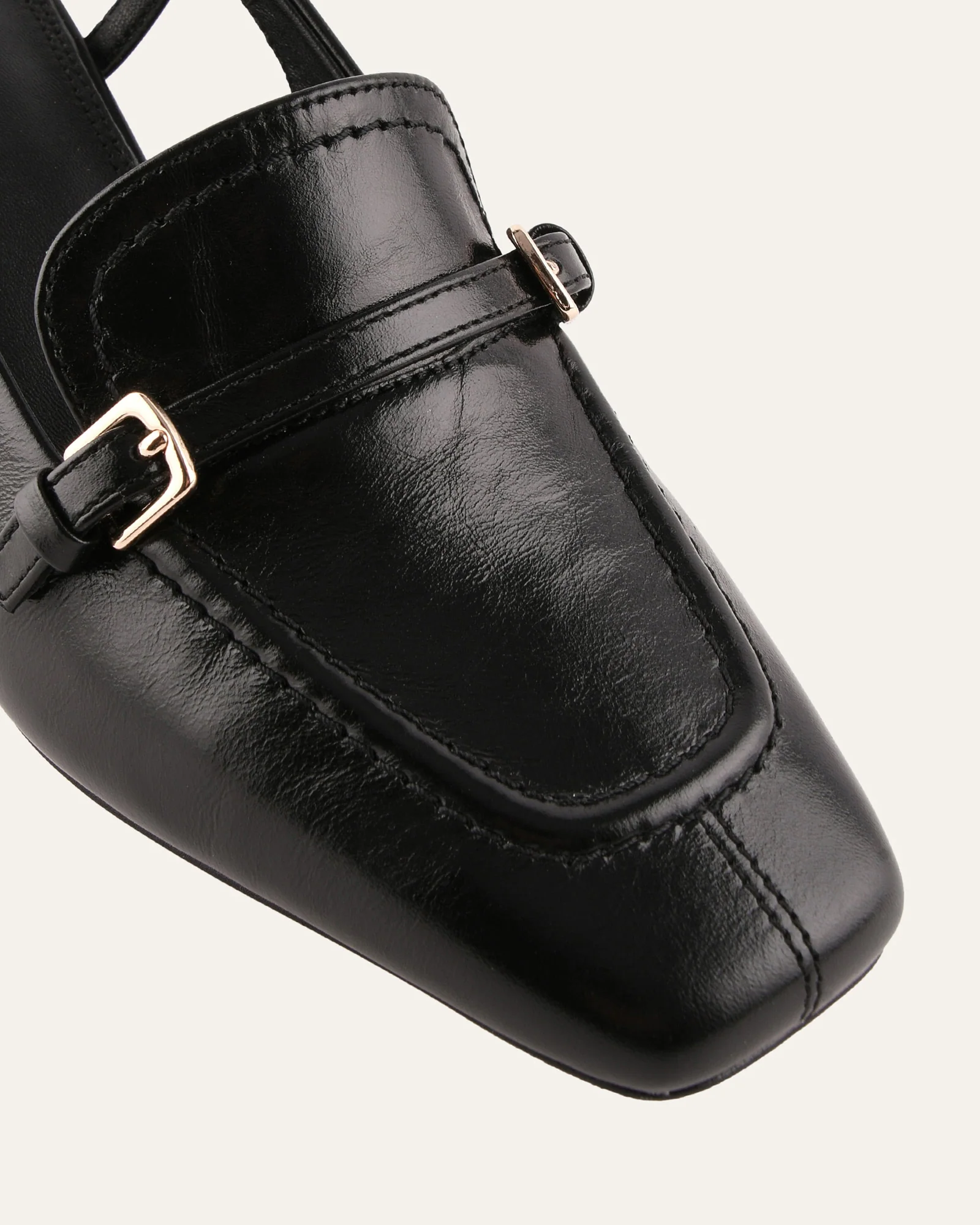 ELLERY MID HEELS BLACK LEATHER - Image 4