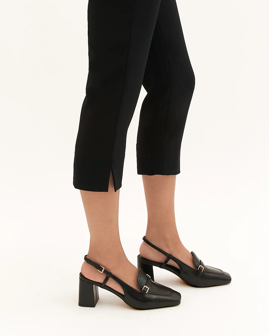 ELLERY MID HEELS BLACK LEATHER - Image 7
