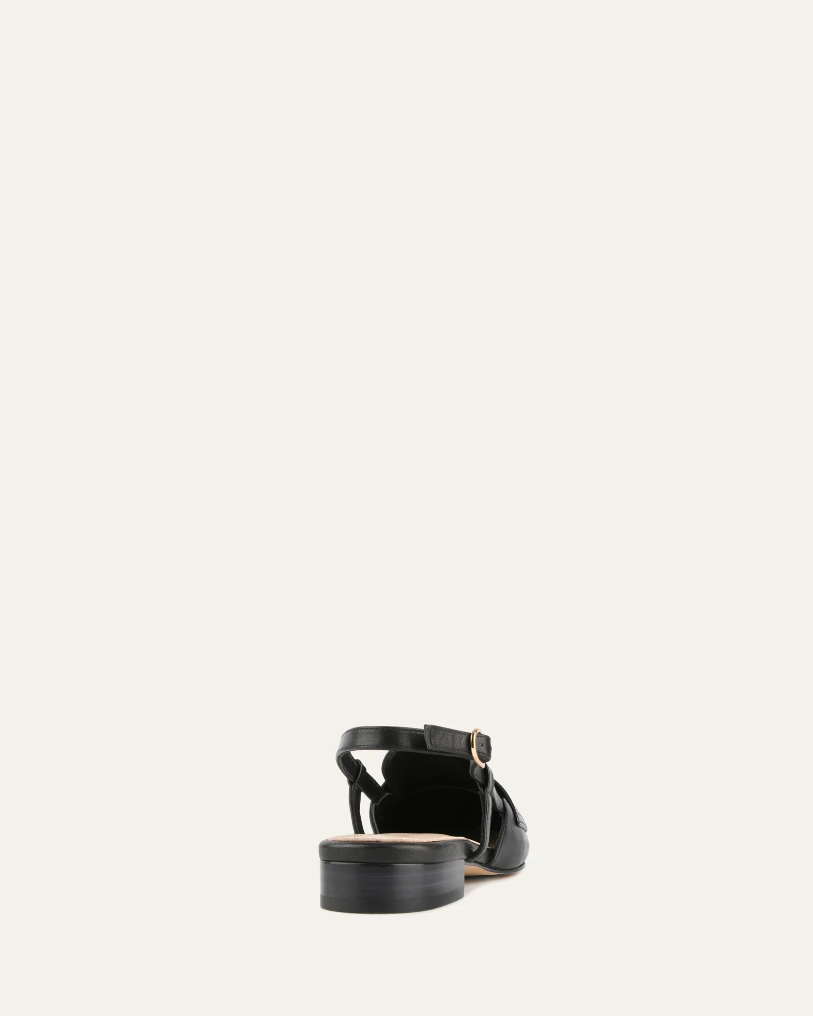ELOISE DRESS FLATS BLACK LEATHER - Image 5
