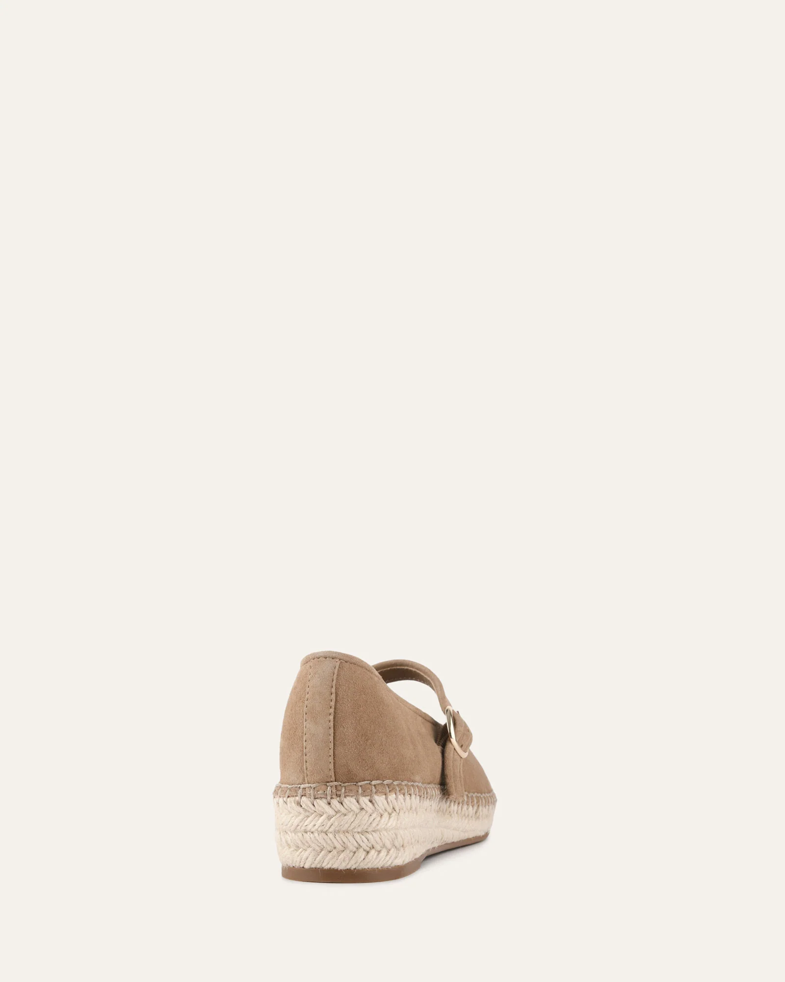 ELSIE FLAT ESPADRILLES LATTE SUEDE - Image 4